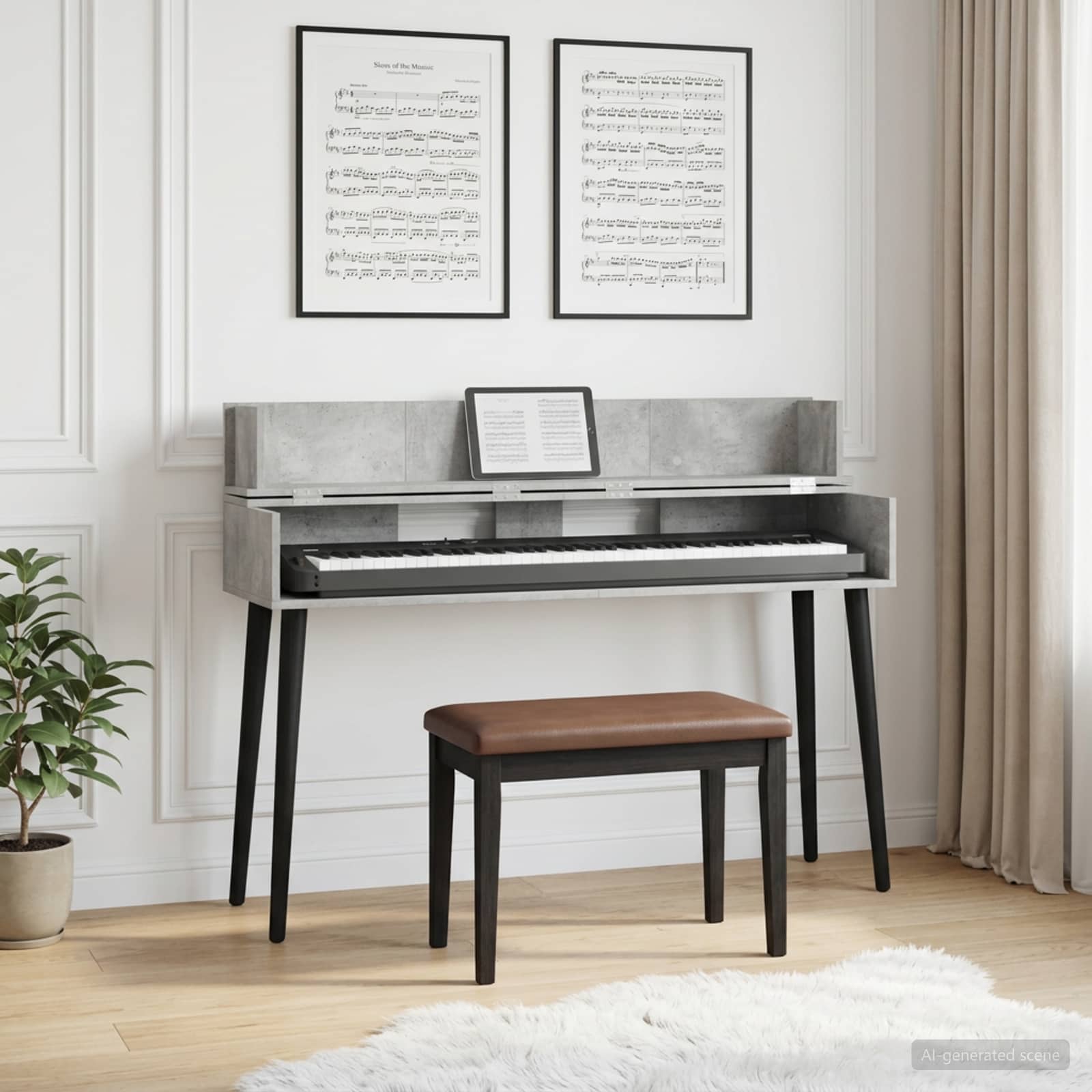 vidaXL studiobureau Wit 152 x 40 x 19,5 cm Bewerkt hout