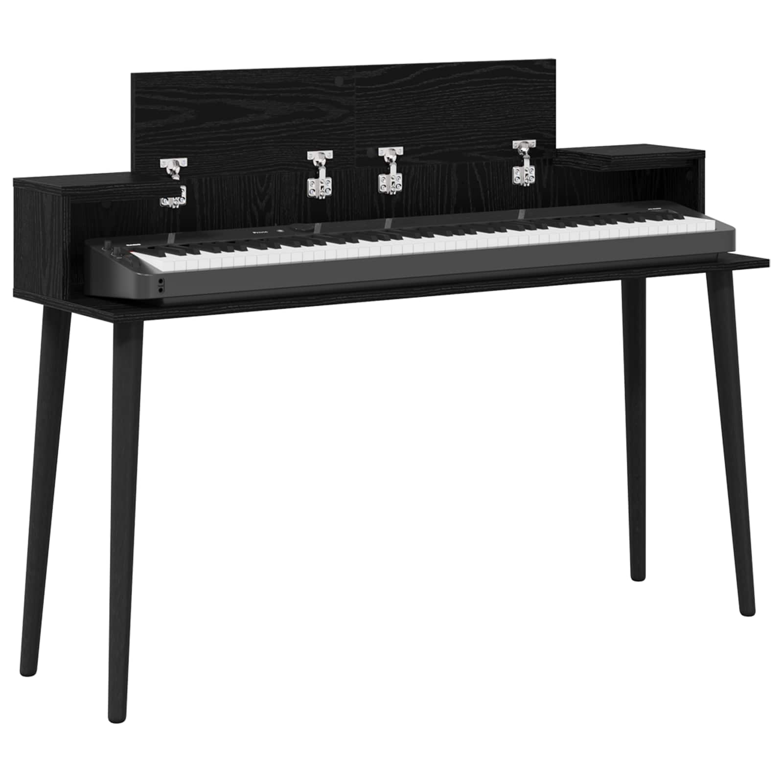 vidaXL studiobureau Wit 152 x 36 x 19,5 cm Bewerkt hout