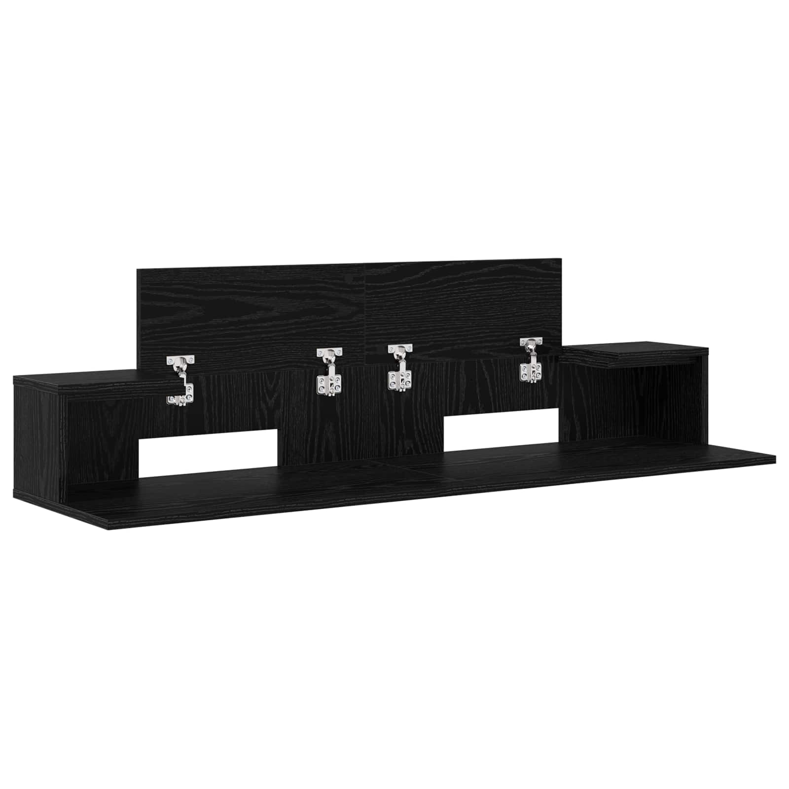 vidaXL studiobureau Wit 152 x 36 x 19,5 cm Bewerkt hout