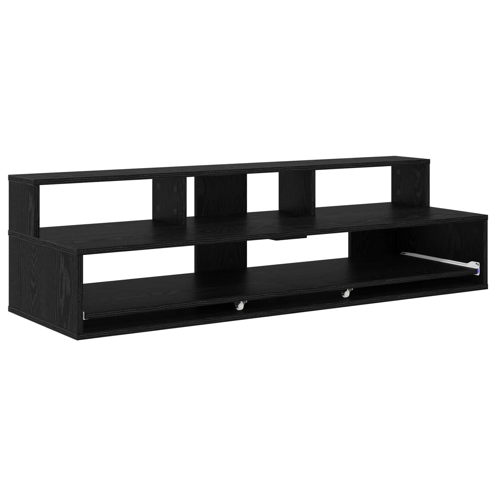 vidaXL Studiebureau Wit 152 x 42,5 x 36 cm Bewerkt hout