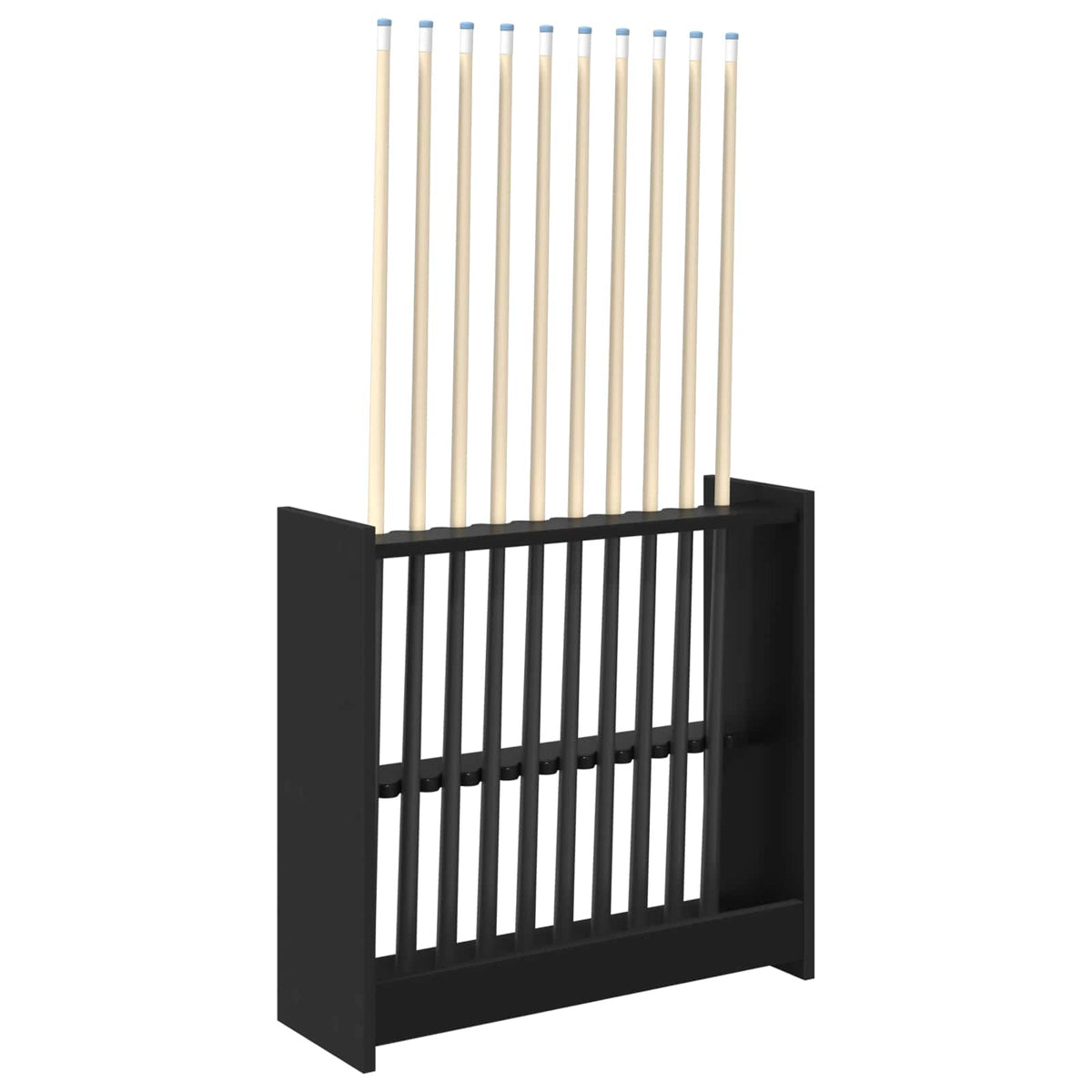 vidaXL Biljartkeu standaard Bewerkt hout 60 x 20 x 57 cm Wit