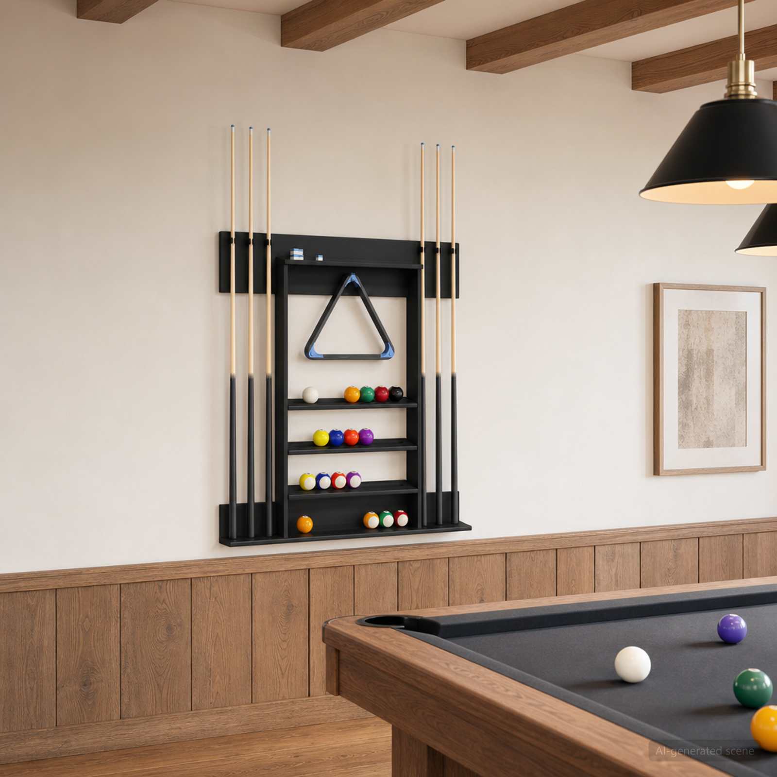 vidaXL Biljartkeu standaard Bewerkt hout 93 x 12 x 103 cm Wit