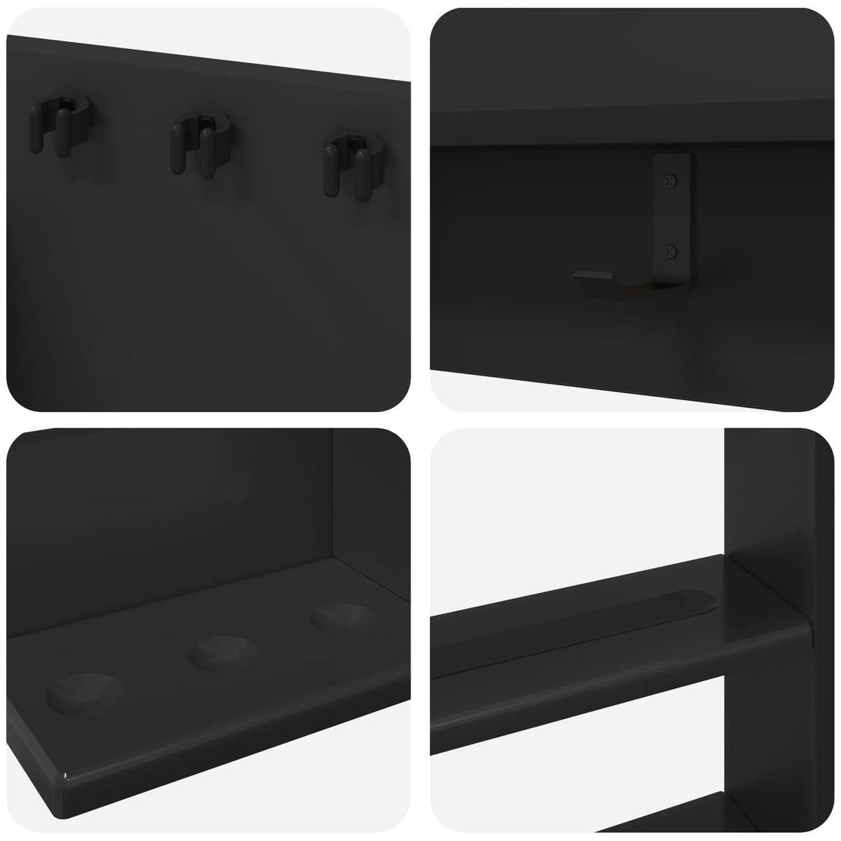 vidaXL Biljartkeu standaard Bewerkt hout 93 x 12 x 103 cm Wit
