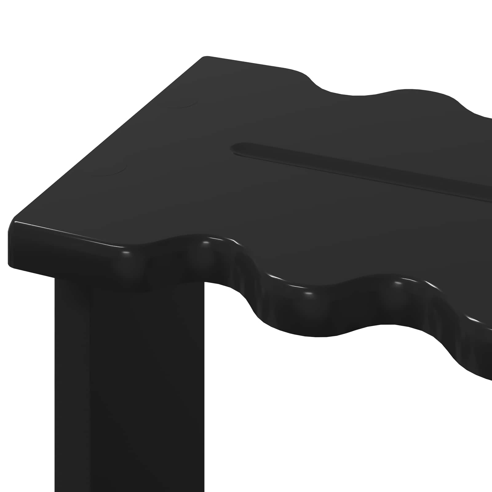 vidaXL Biljartkeu standaard Bewerkt hout 60 x 35 x 60 cm Wit