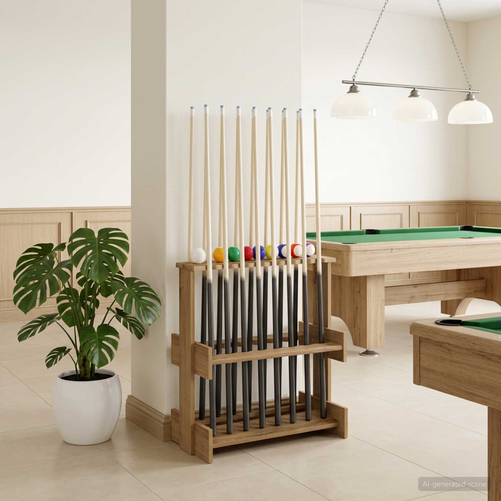 vidaXL Biljartkeu standaard Bewerkt hout 60 x 35 x 60 cm Wit