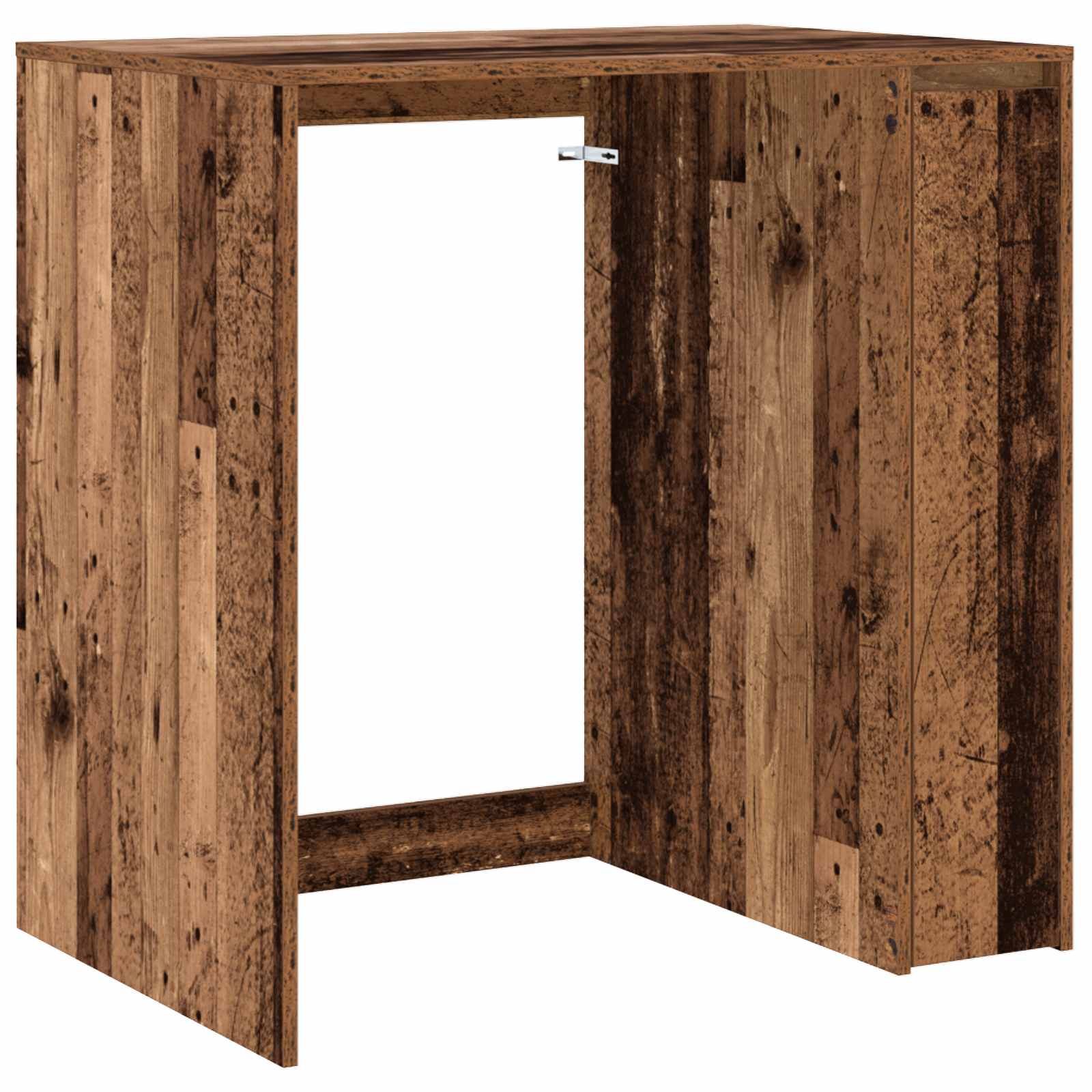 vidaXL Wasmachinekast met opslag Wit 87 x 60 x 89 cm Bewerkt hout