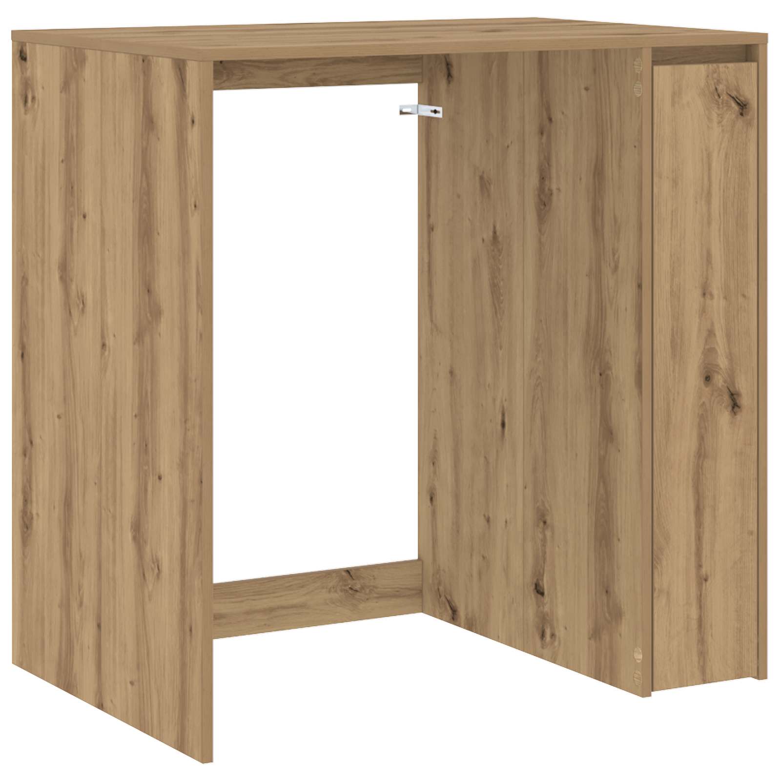 vidaXL Wasmachinekast met opslag Wit 87 x 60 x 89 cm Bewerkt hout