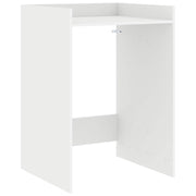 vidaXL Wasmachinekast met opslag Wit 67,5 x 62 x 97 cm Bewerkt hout
