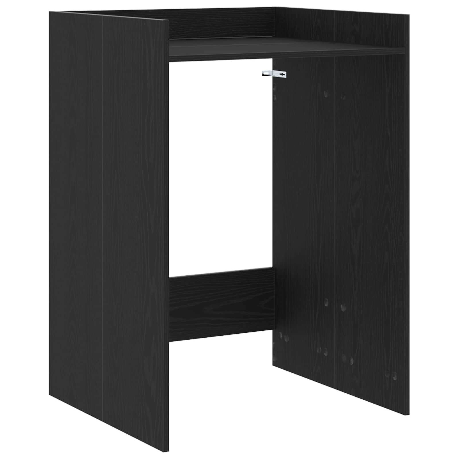 vidaXL Wasmachinekast met opslag Wit 67,5 x 62 x 97 cm Bewerkt hout