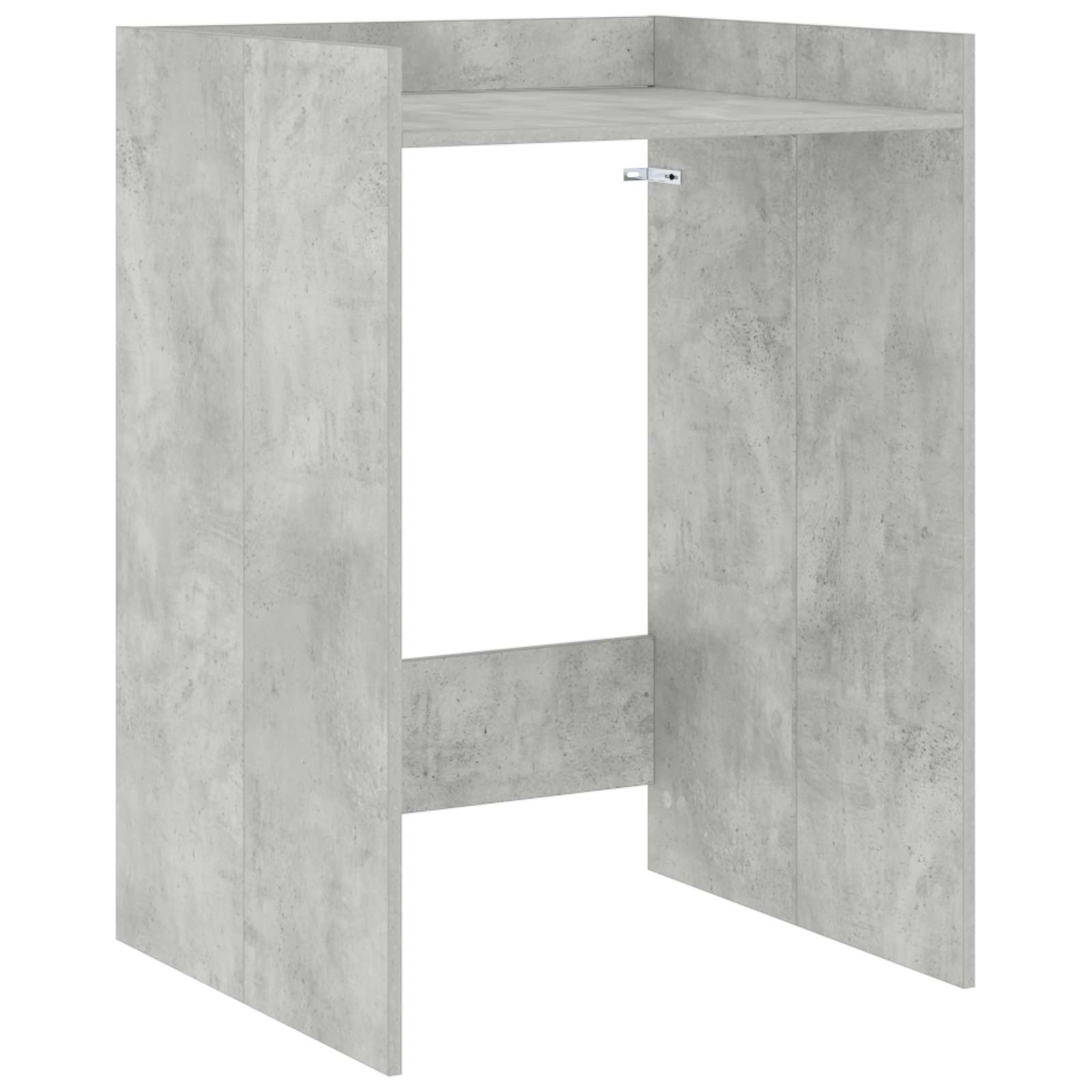 vidaXL Wasmachinekast met opslag Wit 67,5 x 62 x 97 cm Bewerkt hout