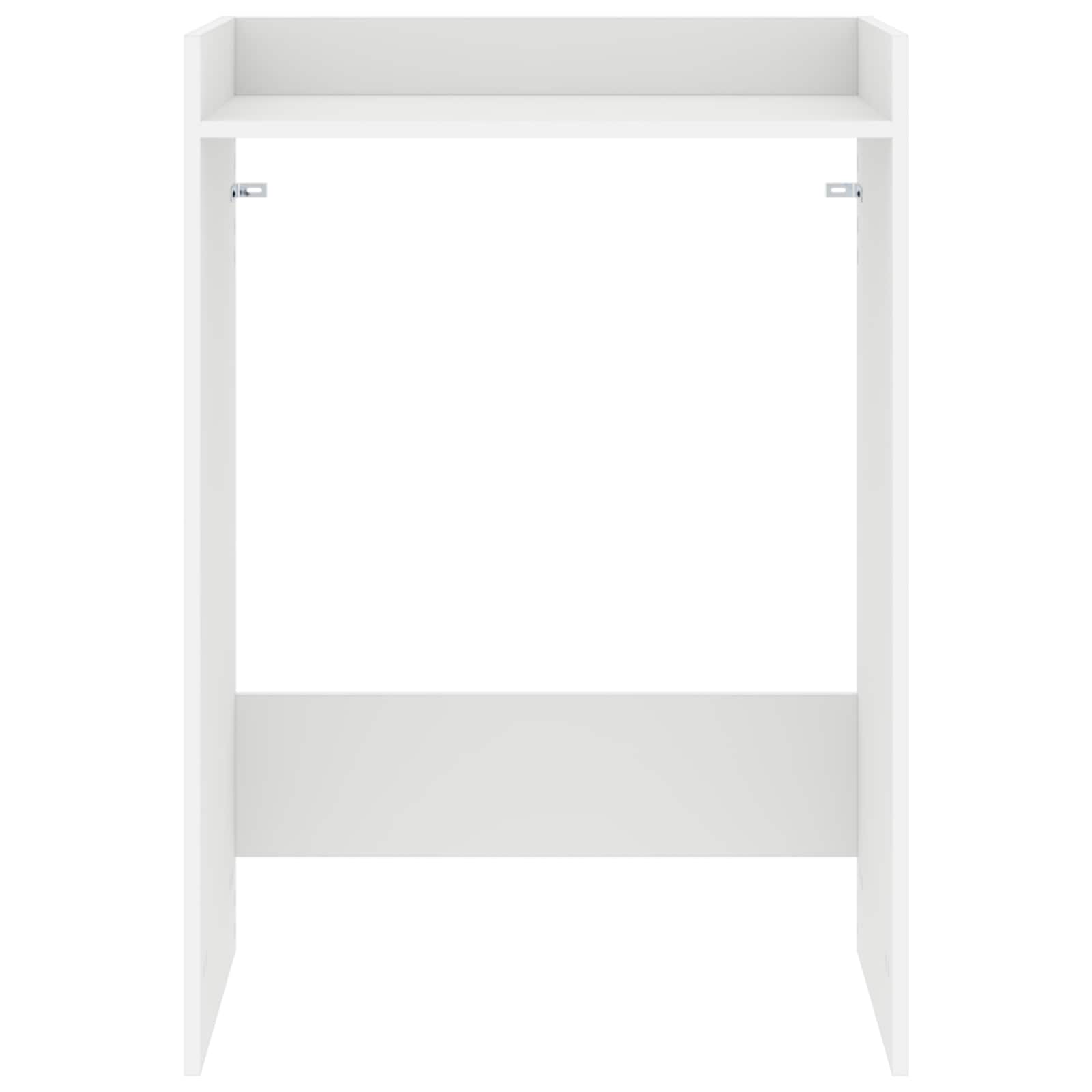 vidaXL Wasmachinekast met opslag Wit 67,5 x 48 x 97 cm Bewerkt hout