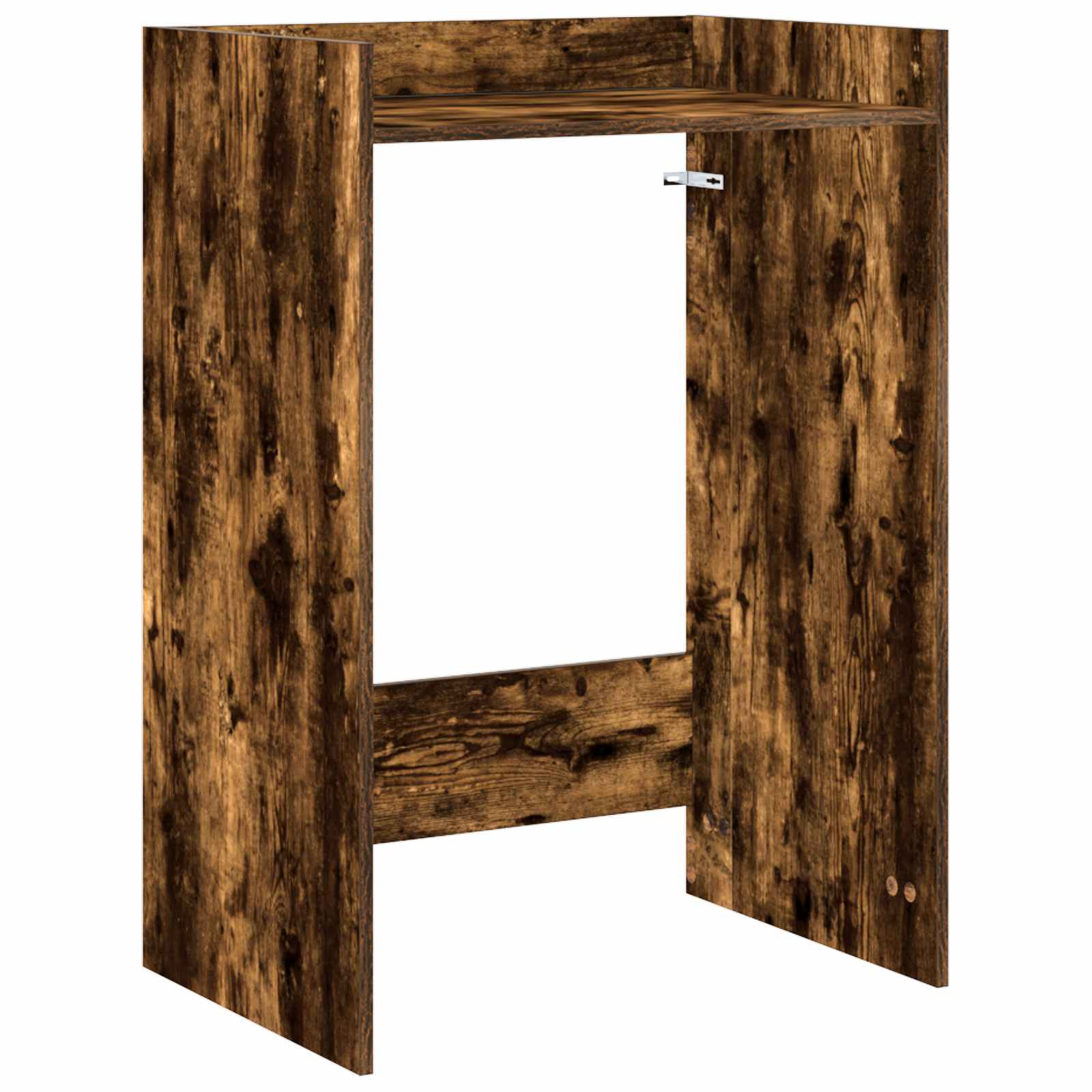 vidaXL Wasmachinekast met opslag Wit 67,5 x 48 x 97 cm Bewerkt hout