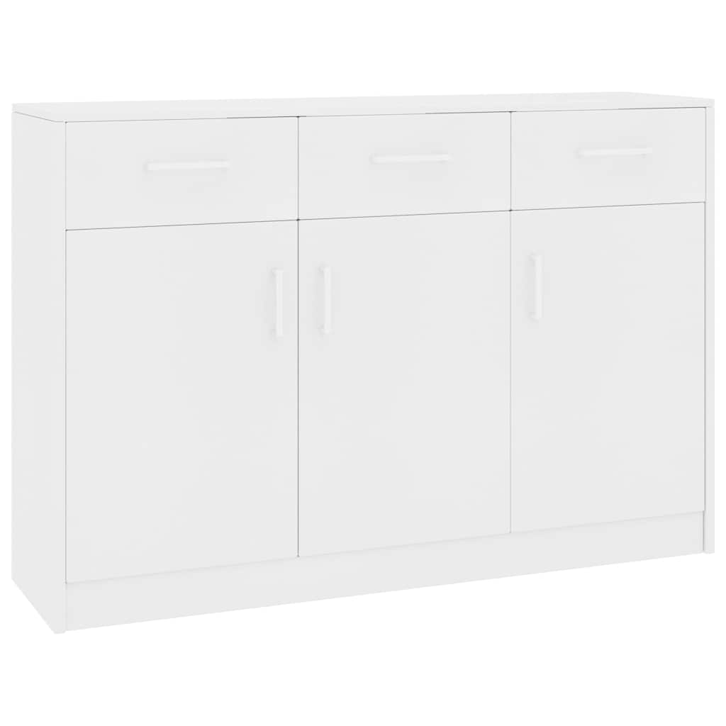 vidaXL Dressoir 110x30x75 cm bewerkt hout grijs