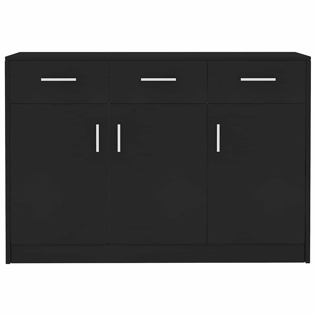 vidaXL Dressoir 110x30x75 cm bewerkt hout grijs