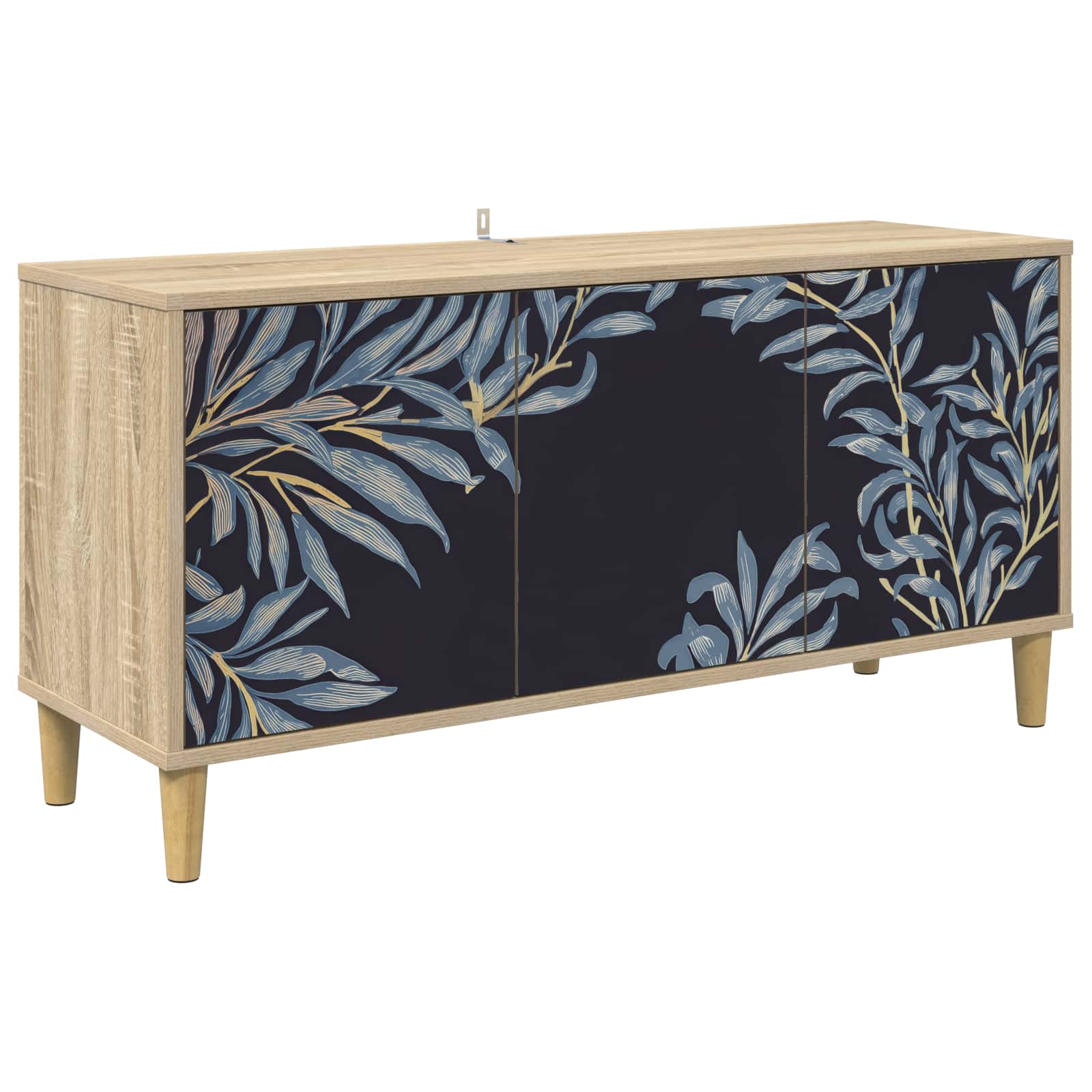 vidaXL Tv-meubel RHENEN 102 x 33 x 50 cm Sonoma Bewerkt hout