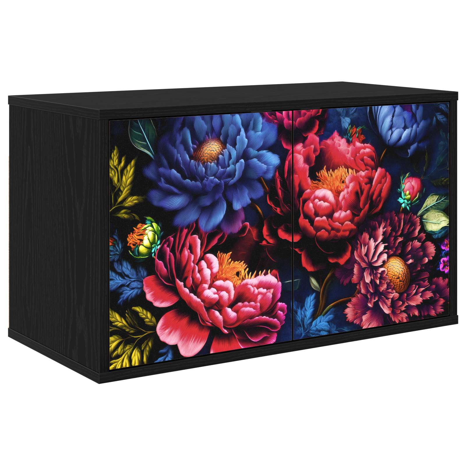 vidaXL Wandgemonteerd tv-meubel RHENEN 69 x 33 x 40 cm Sonoma Eiken
