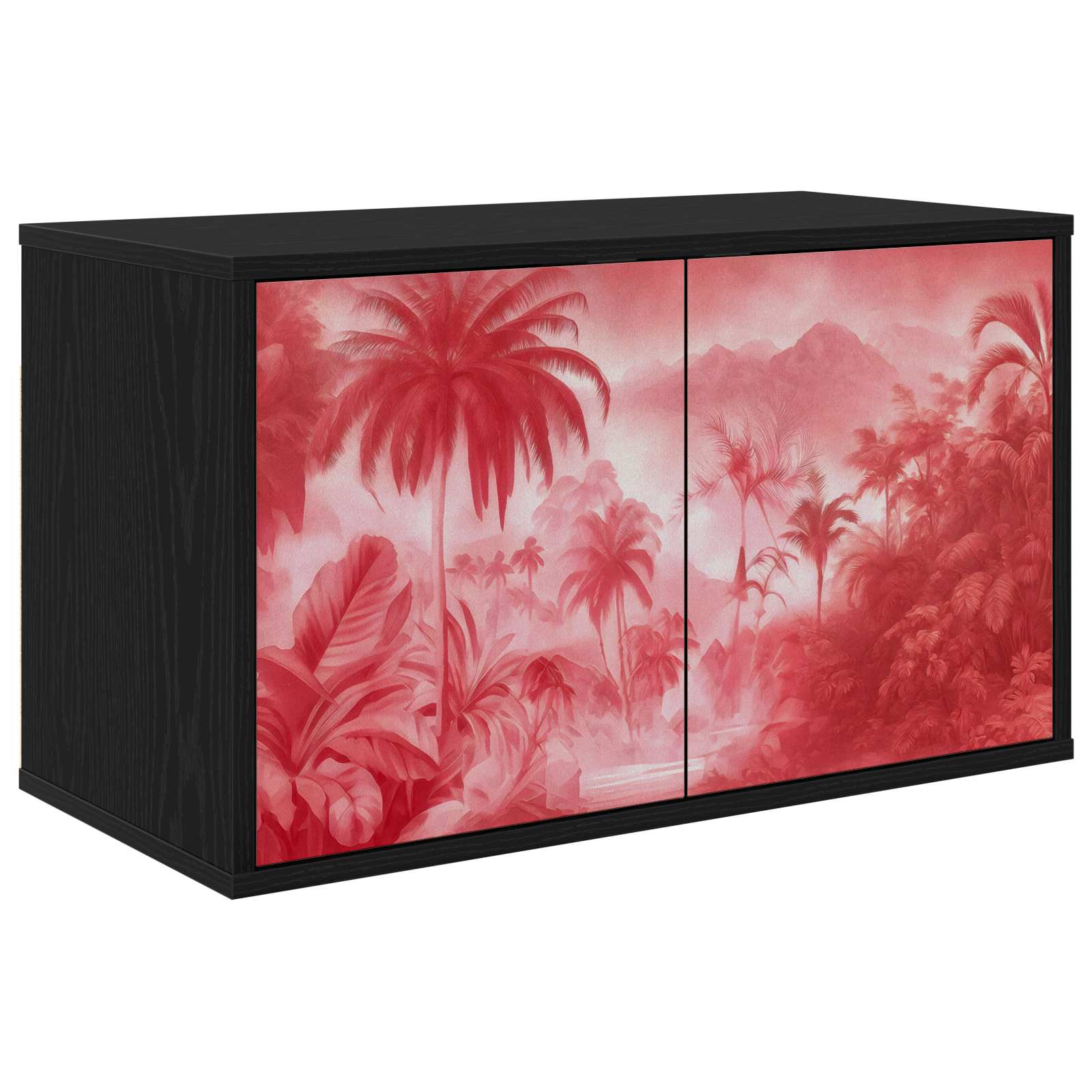 vidaXL Wandgemonteerd tv-meubel RHENEN 69 x 33 x 40 cm Sonoma Eiken