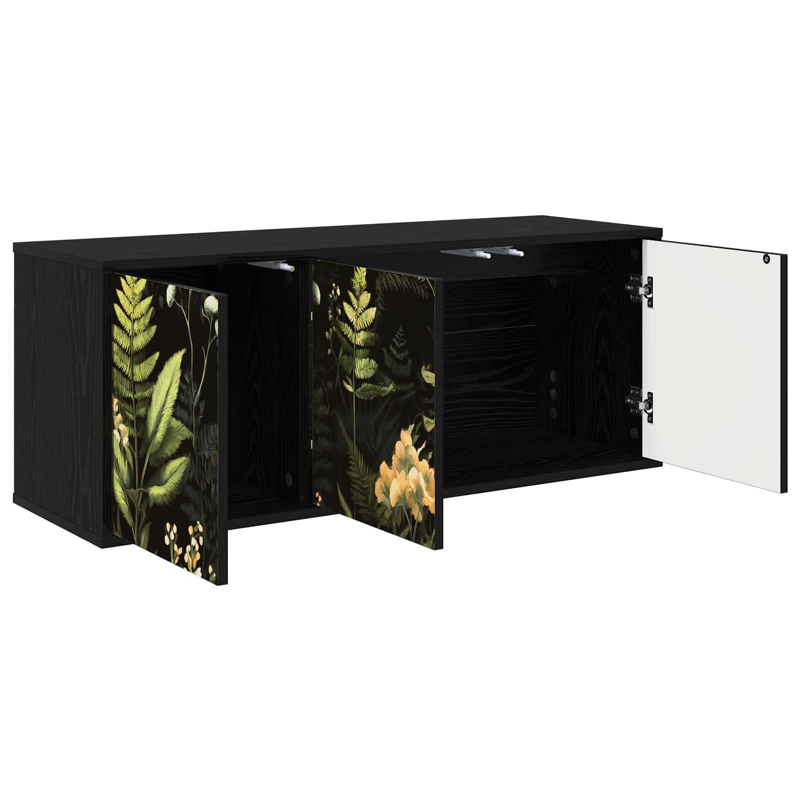 vidaXL Wandgemonteerd tv-meubel RHENEN 102 x 33 x 40 cm Sonoma Eiken