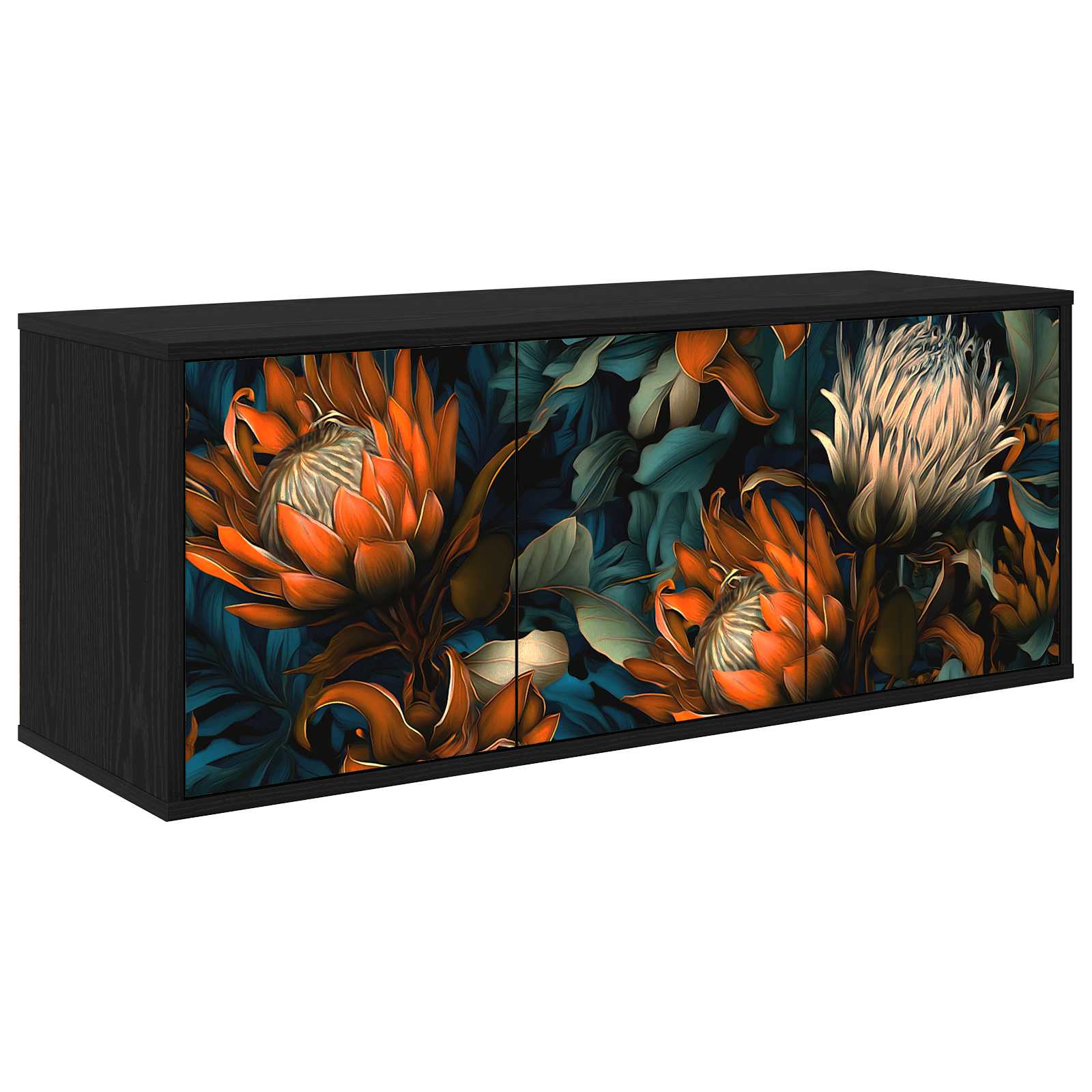 vidaXL Wandgemonteerd tv-meubel RHENEN 102 x 33 x 40 cm Sonoma Eiken