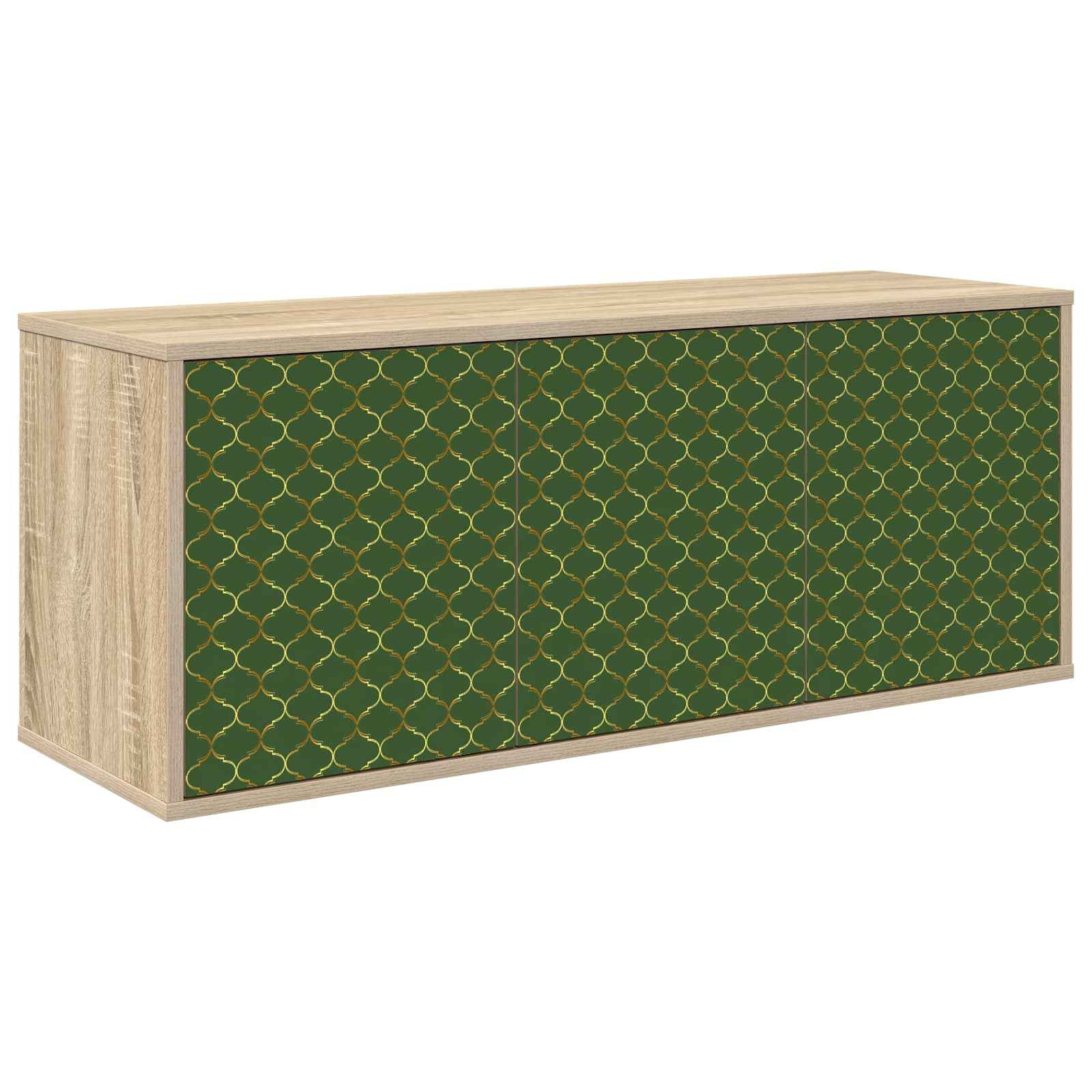 vidaXL Wandgemonteerd tv-meubel RHENEN 102 x 33 x 40 cm Sonoma Eiken