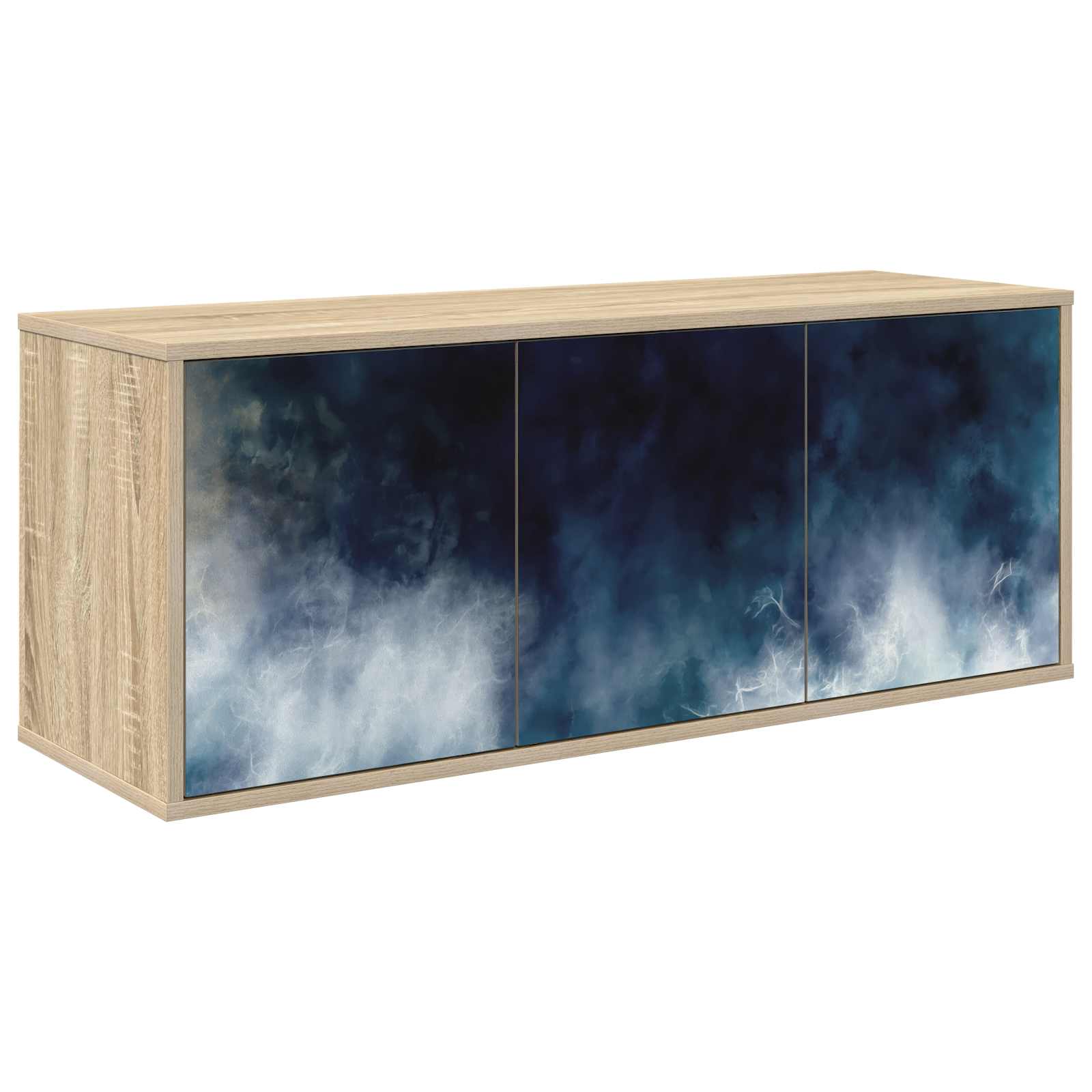 vidaXL Wandgemonteerd tv-meubel RHENEN 102 x 33 x 40 cm Sonoma Eiken