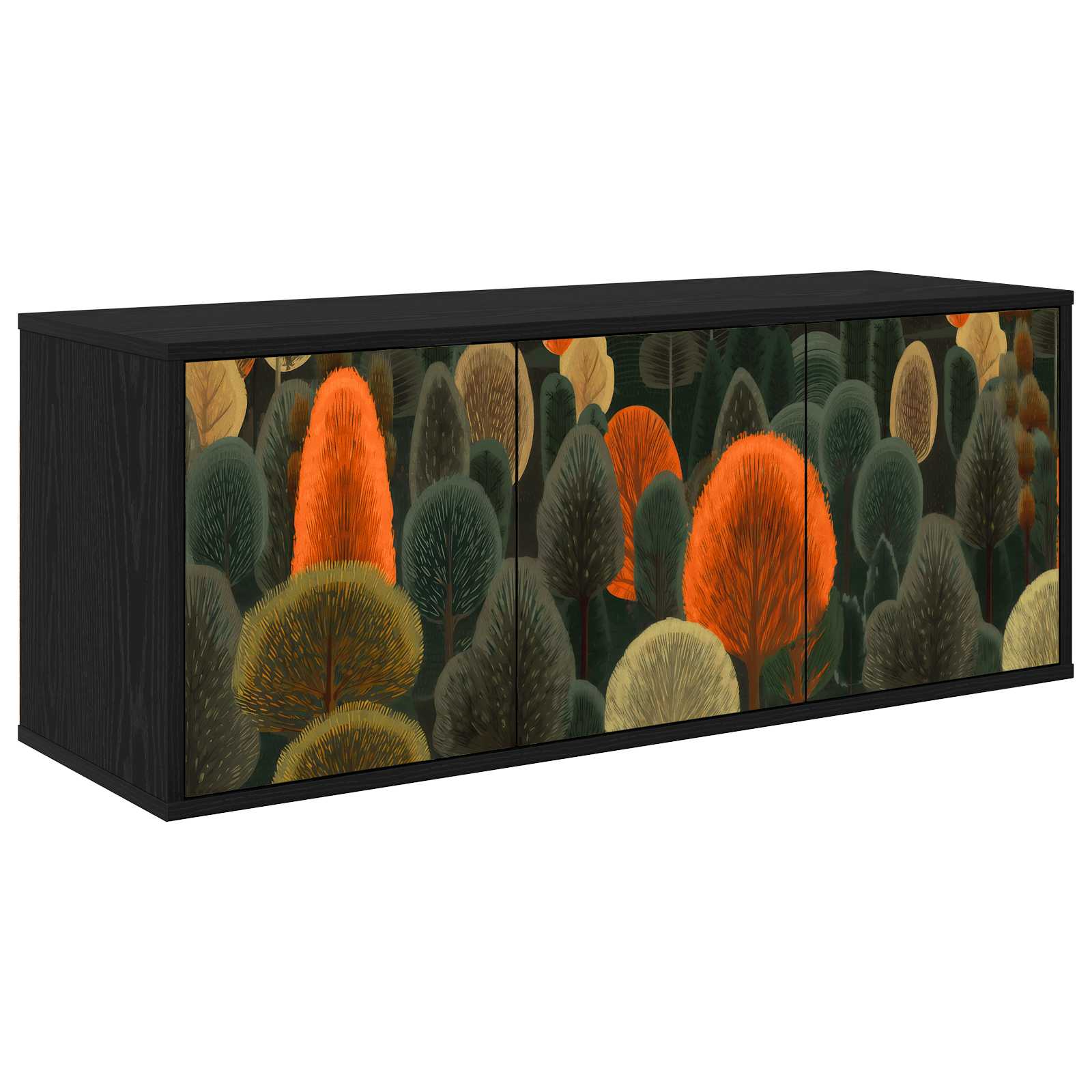 vidaXL Wandgemonteerd tv-meubel RHENEN 102 x 33 x 40 cm Sonoma Eiken
