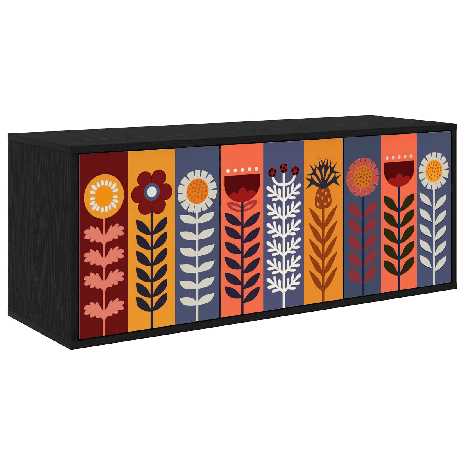 vidaXL Wandgemonteerd tv-meubel RHENEN 102 x 33 x 40 cm Sonoma Eiken