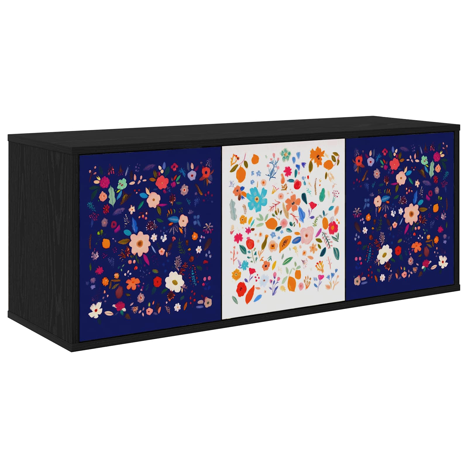 vidaXL Wandgemonteerd tv-meubel RHENEN 102 x 33 x 40 cm Sonoma Eiken