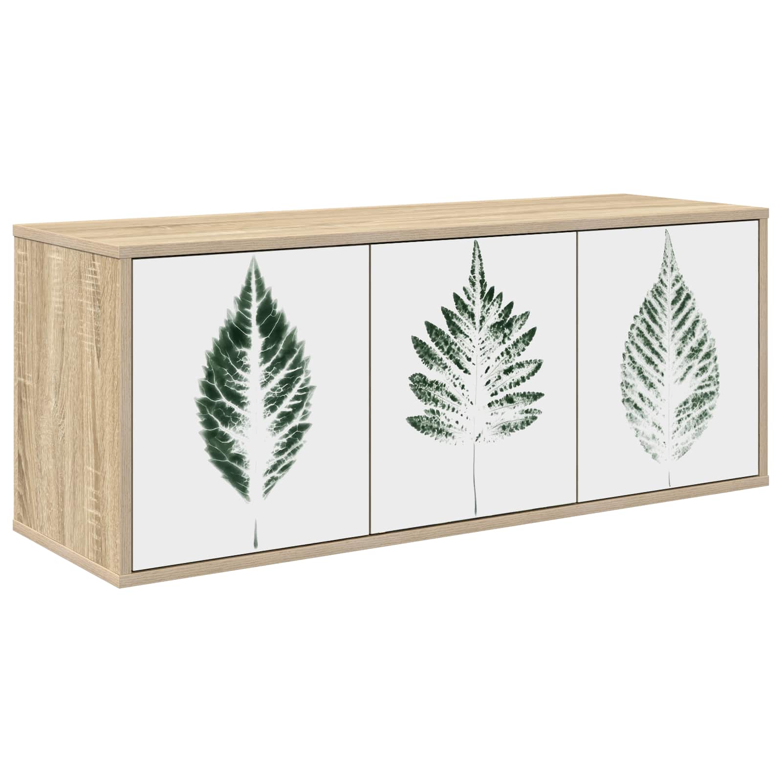 vidaXL Wandgemonteerd tv-meubel RHENEN 102 x 33 x 40 cm Sonoma Eiken