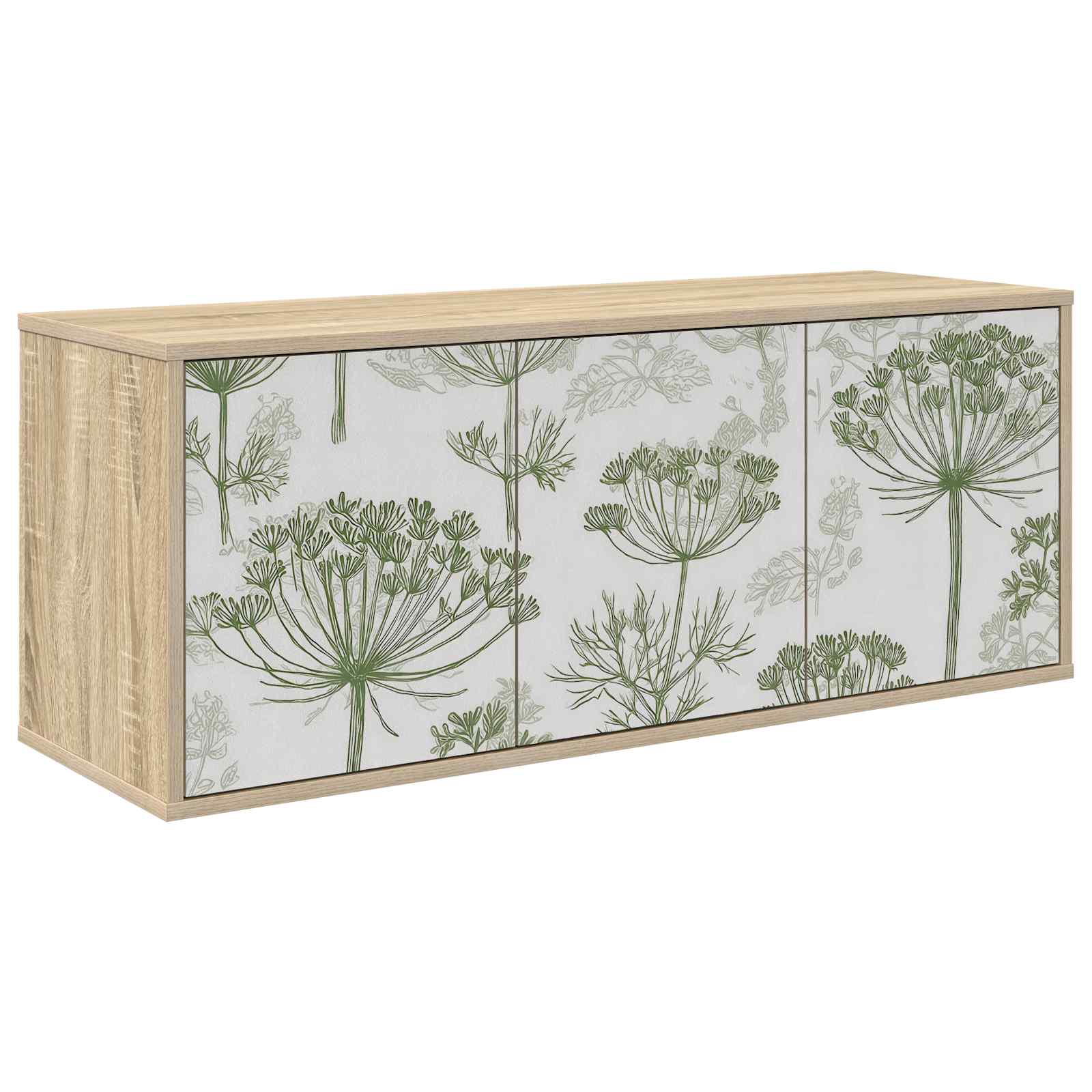 vidaXL Wandgemonteerd tv-meubel RHENEN 102 x 33 x 40 cm Sonoma Eiken