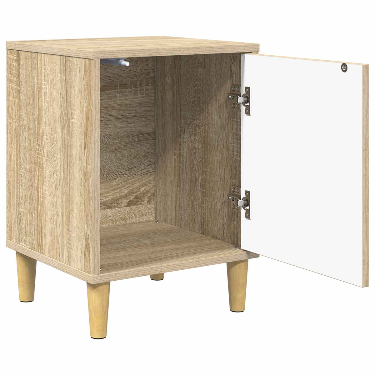 vidaXL Nachtkastje RHENEN Sonoma Eiken 36 x 33 x 50 cm Bewerkt hout