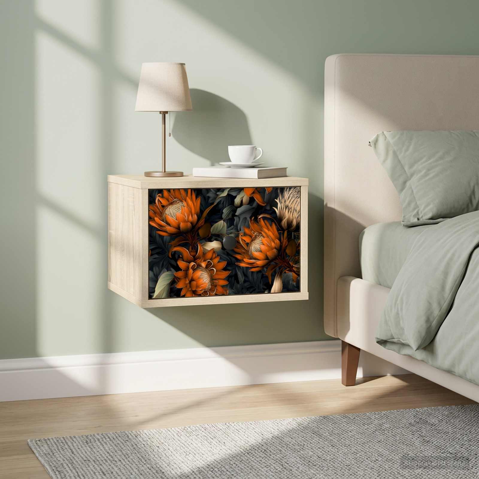 vidaXL Wandkastje RHENEN Sonoma Eiken 36 x 33 x 25 cm Bewerkt hout