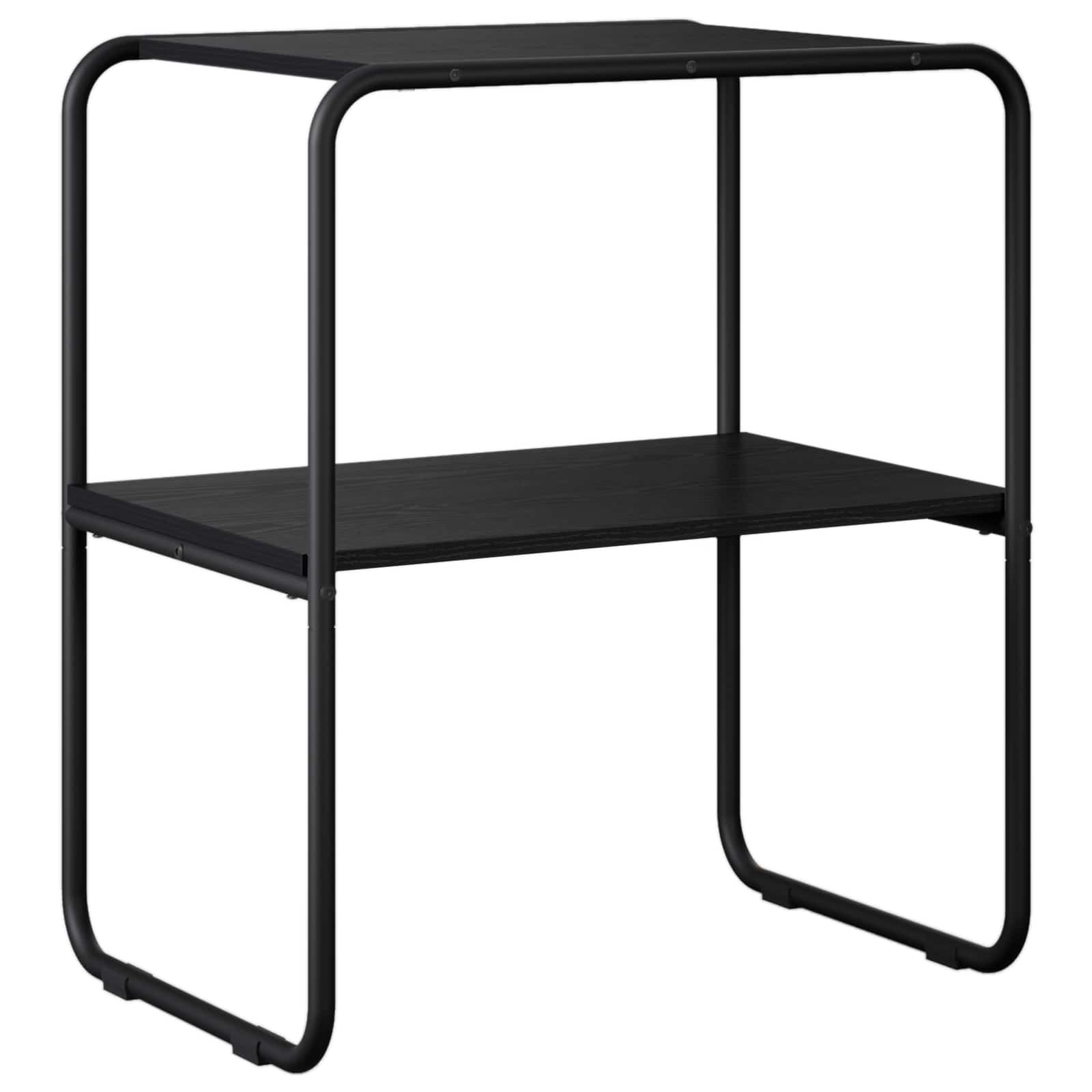 vidaXL Consoletafel Zwart eiken 60 x 42,5 x 70 cm Bewerkt hout