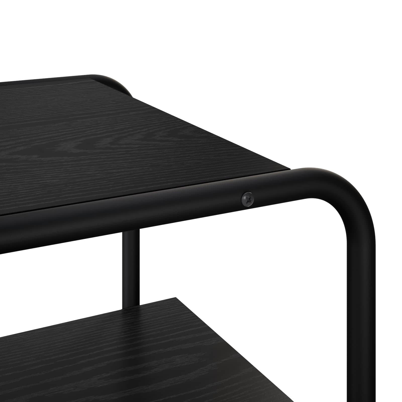 vidaXL Consoletafel Zwart eiken 60 x 42,5 x 70 cm Bewerkt hout