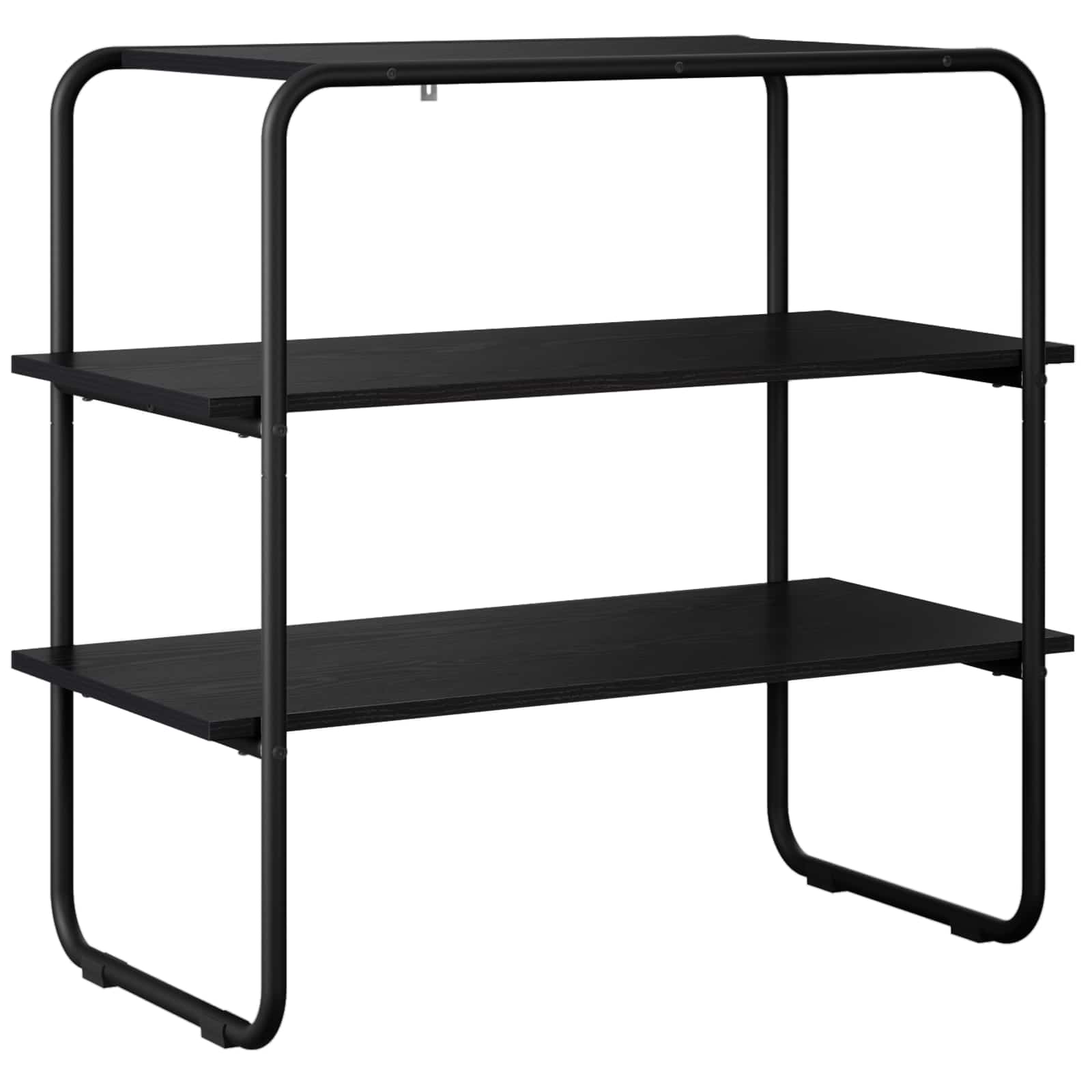 vidaXL Consoletafel Zwart eiken 60 x 41 x 75 cm Bewerkt hout