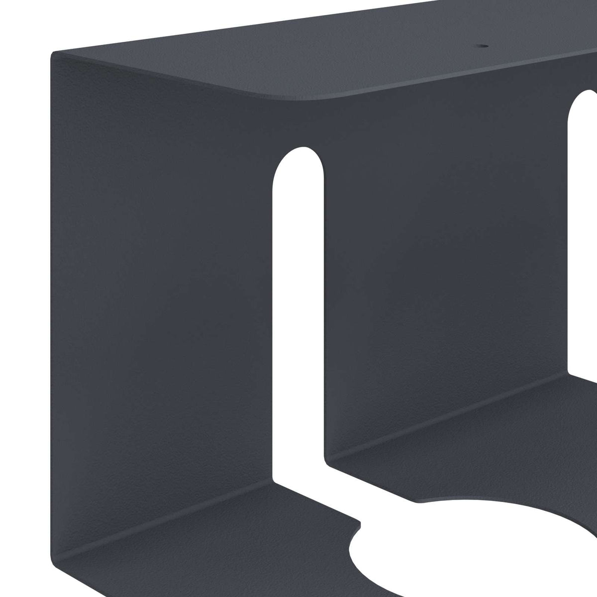 vidaXL Kabelgoot voor onder bureau 2 st Antracietkleurig