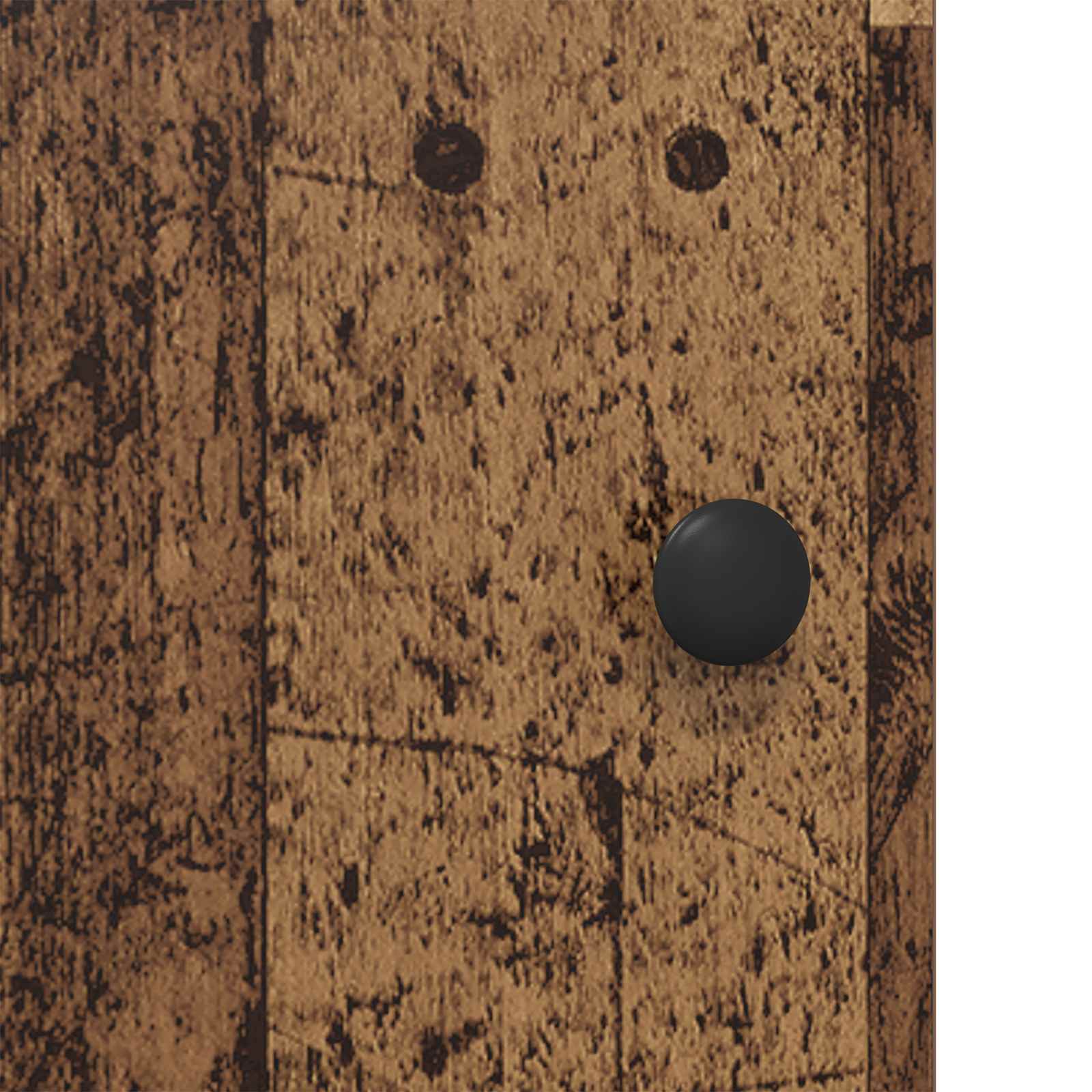 vidaXL Nachtkastje 2 st Zwart eiken Bewerkt hout