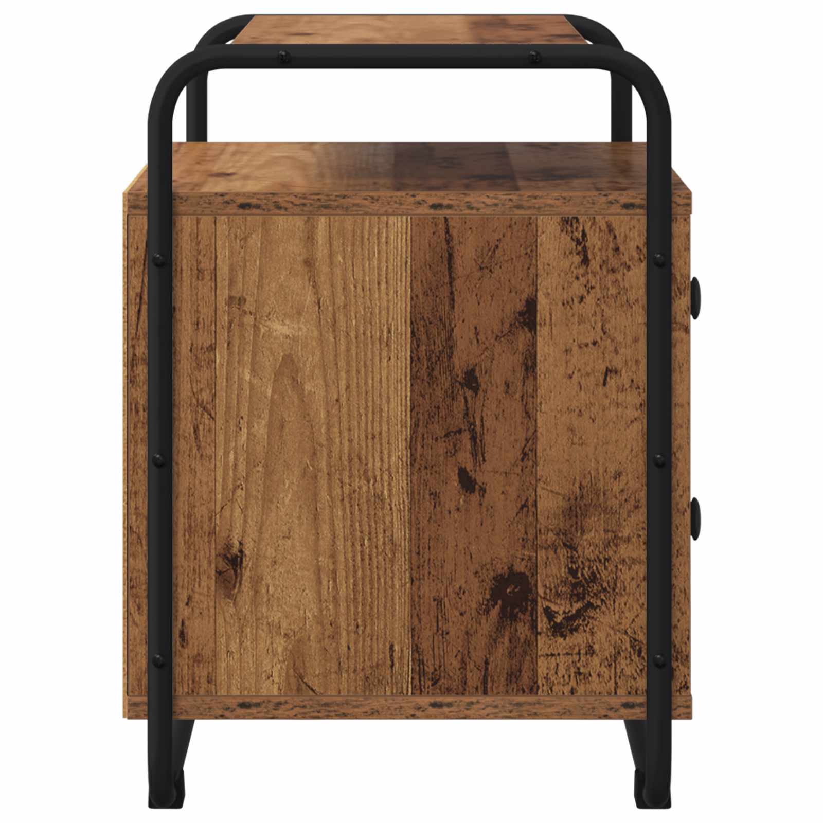 vidaXL Nachtkastje 2 st Oud hout 40 x 36,5 x 50 cm Bewerkt hout