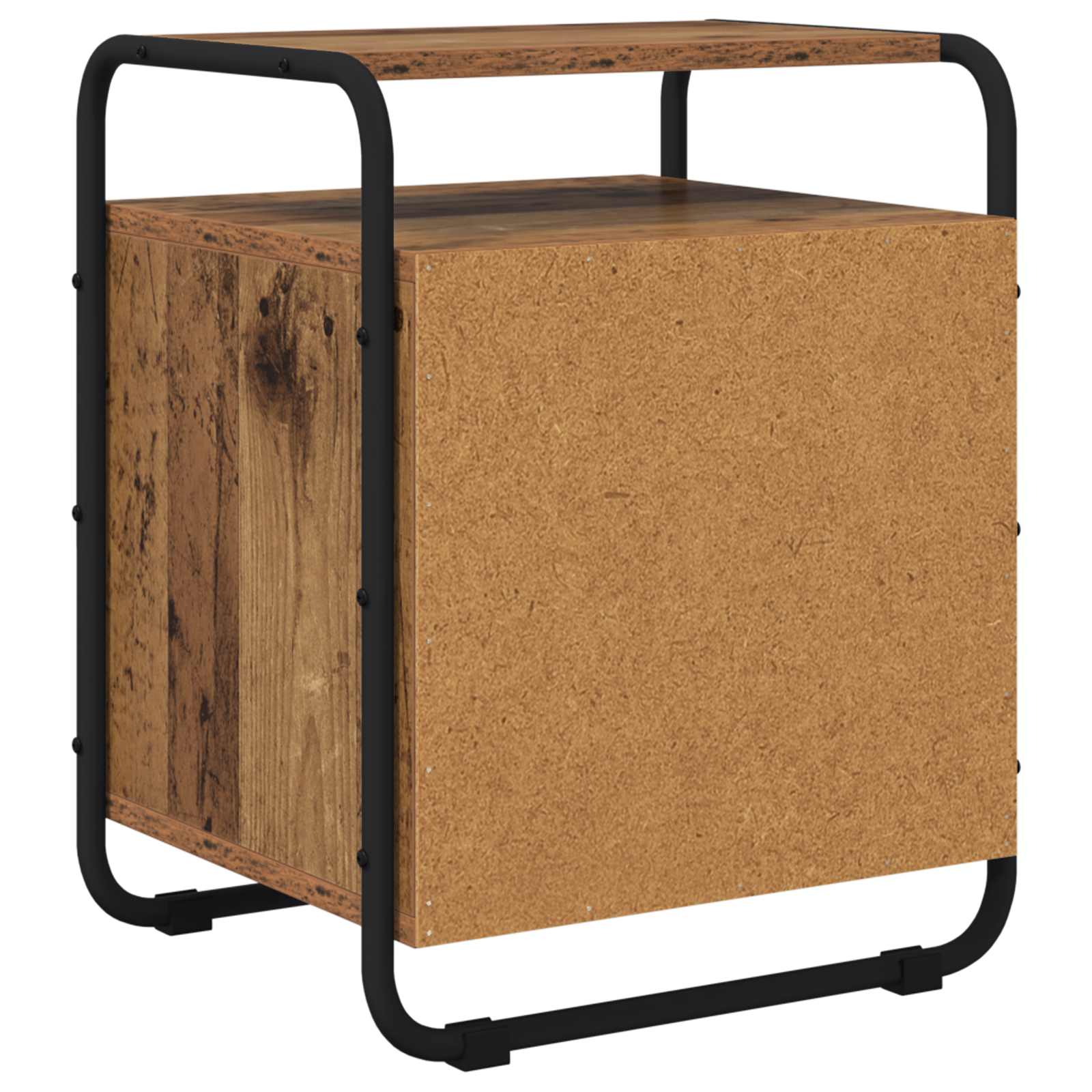 vidaXL Nachtkastje 2 st Oud hout 40 x 36,5 x 50 cm Bewerkt hout