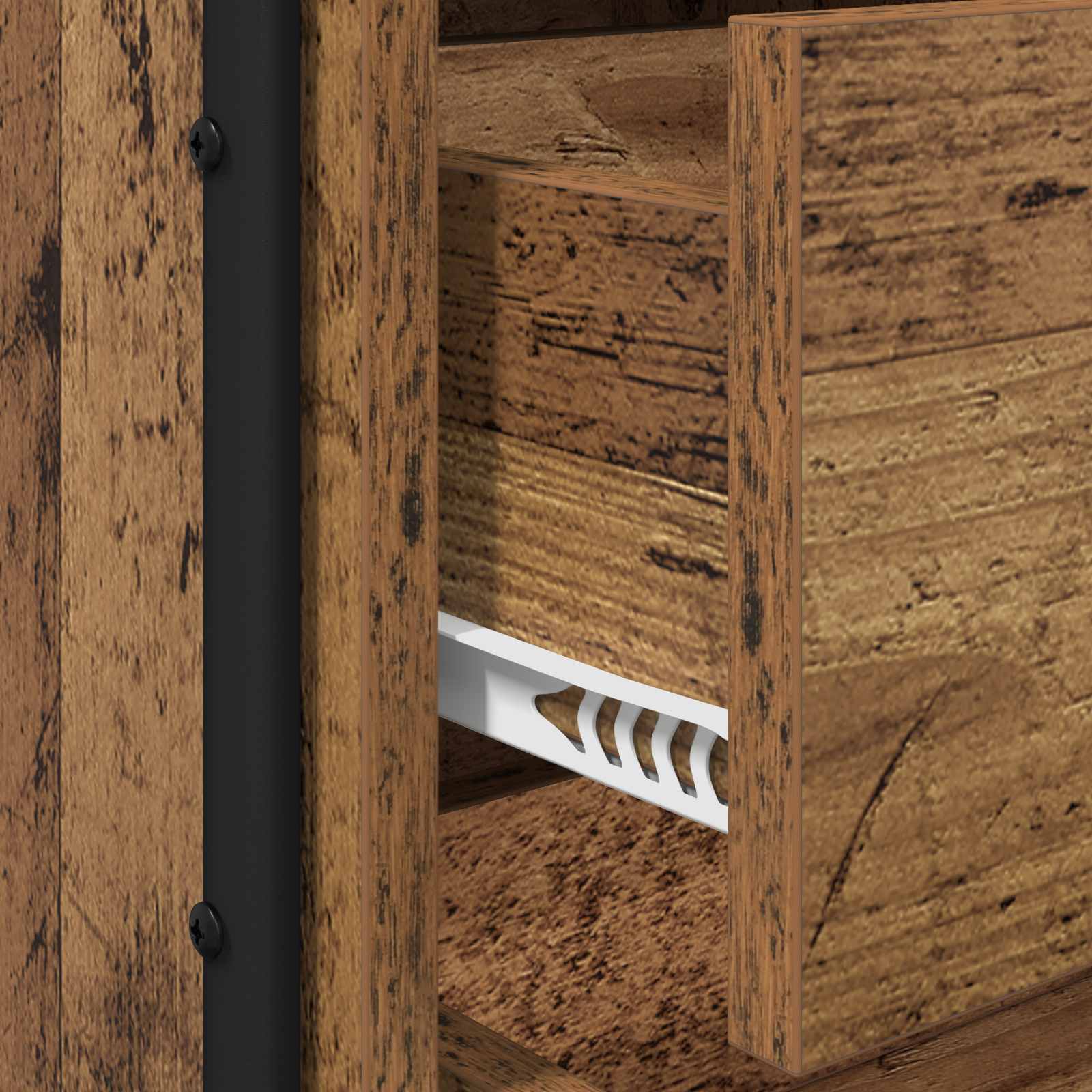 vidaXL Nachtkastje 2 st Oud hout 40 x 36,5 x 50 cm Bewerkt hout