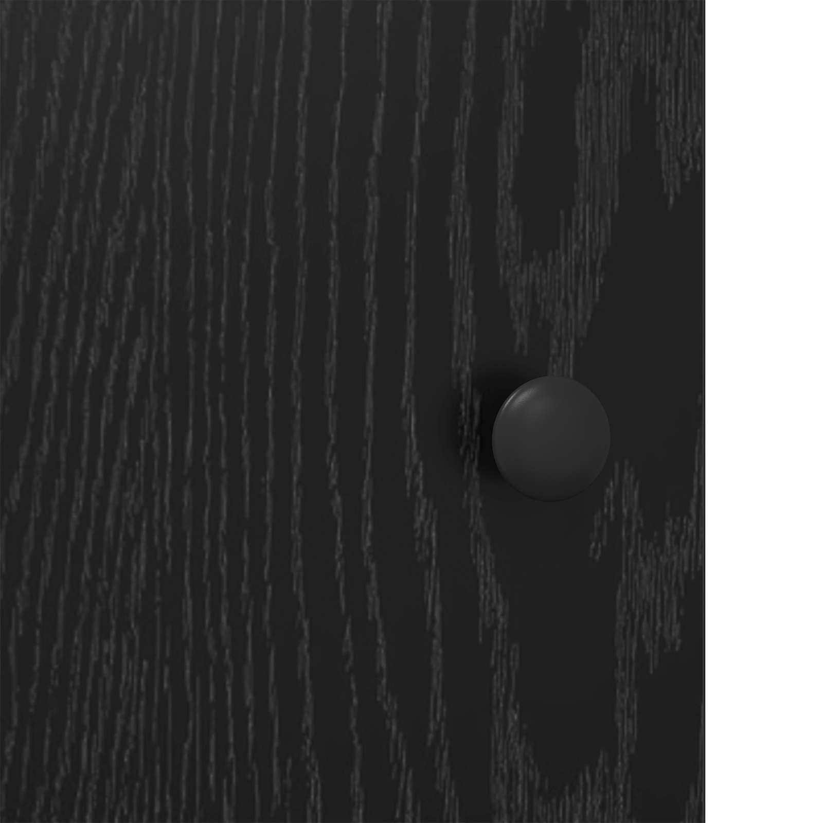 vidaXL Nachtkastje Zwart eiken 40 x 36,5 x 50 cm Bewerkt hout