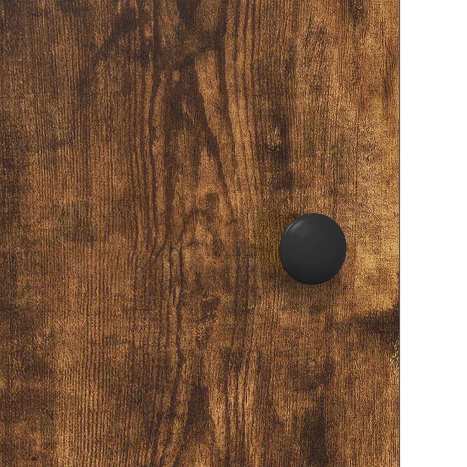 vidaXL Nachtkastje Gerookt eiken 35 x 36,5 x 61 cm Bewerkt hout