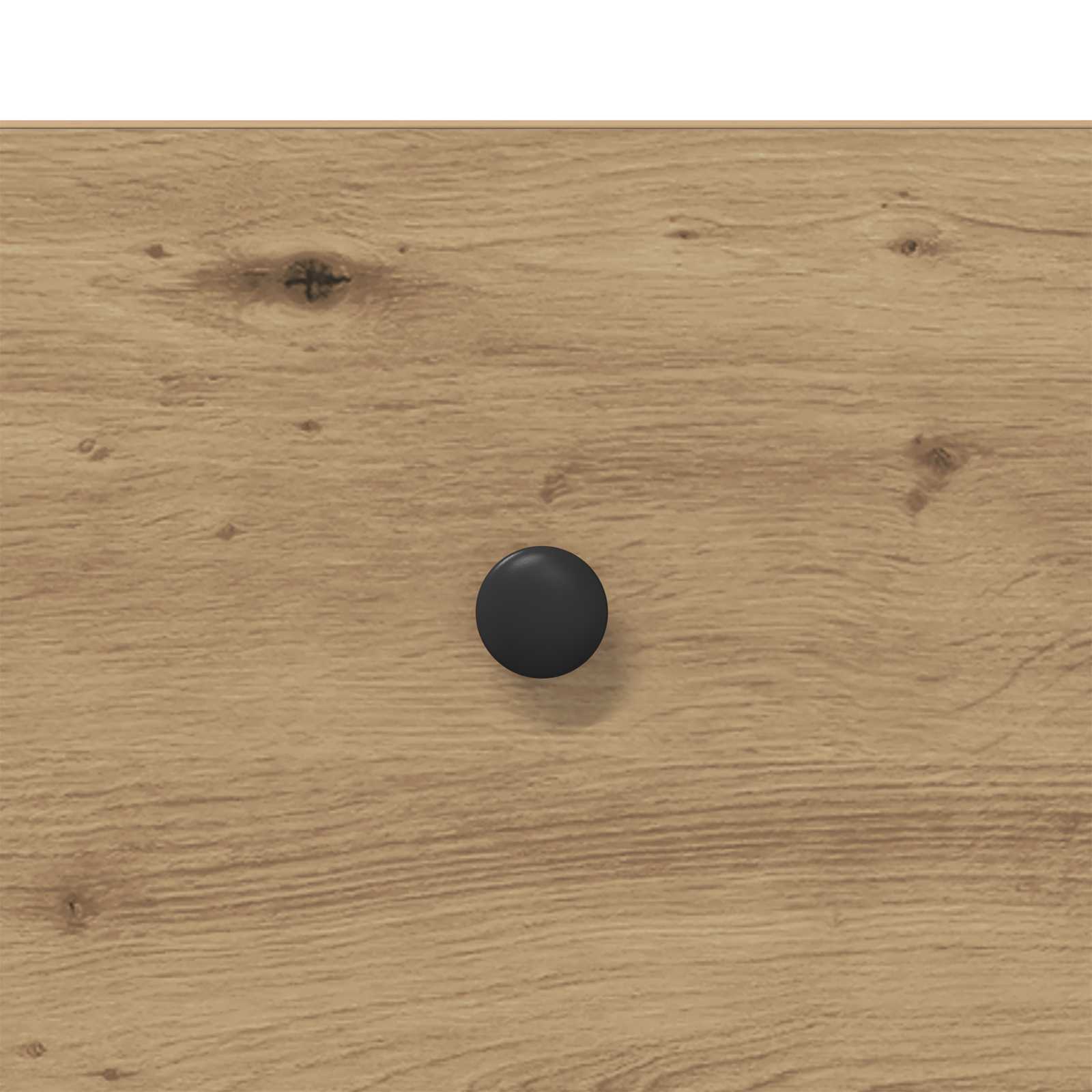vidaXL Nachtkastje 2 st Artisanaal eiken Bewerkt hout