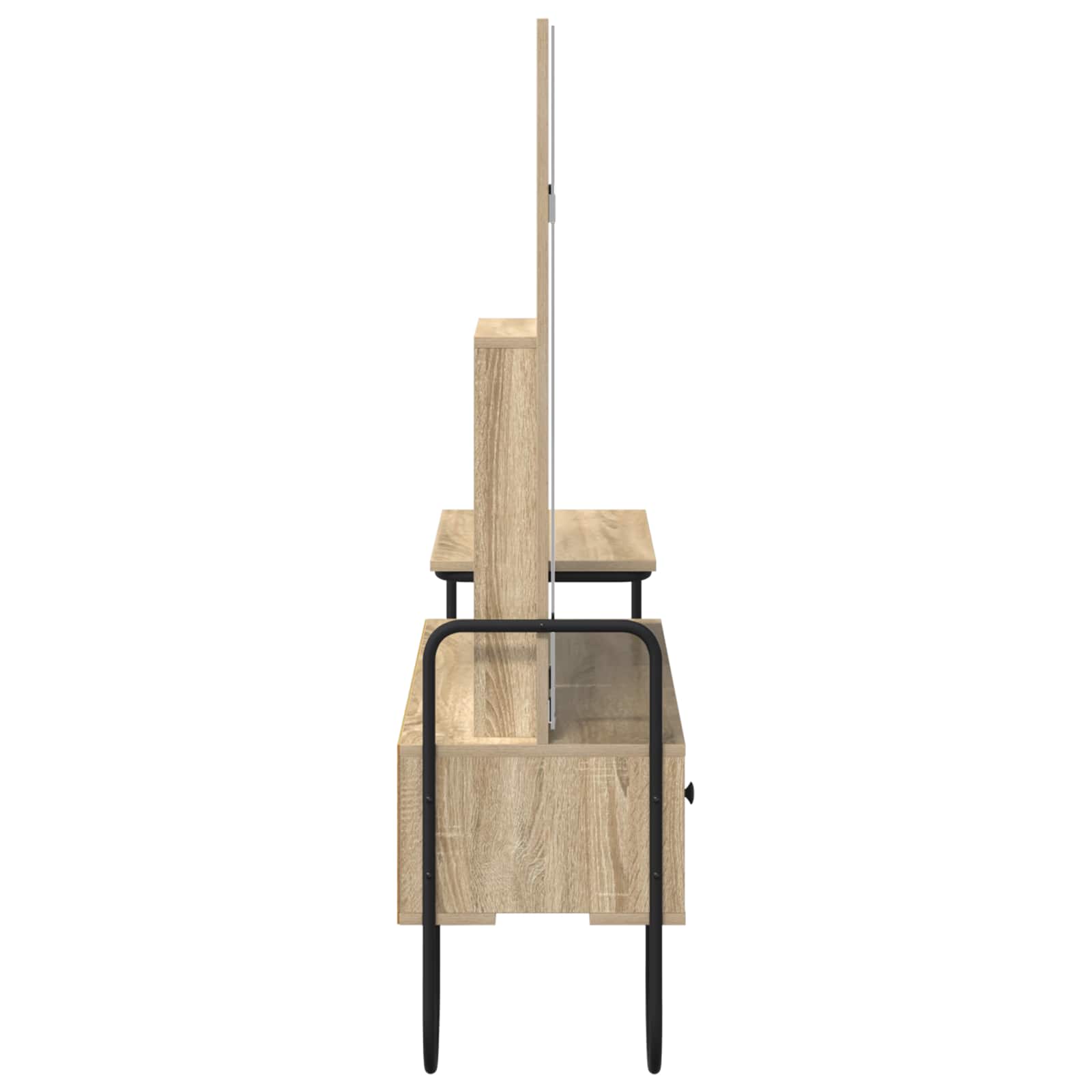 vidaXL Plafondtafel Sonoma Eiken 100 x 36,5 x 136 cm Bewerkt hout