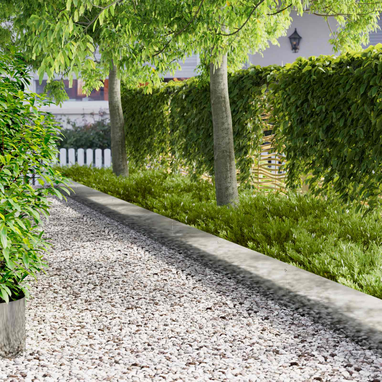 vidaXL Tuinrand 10 pcs Lengte Hoogte 103 x 15 cm Staal Zwart