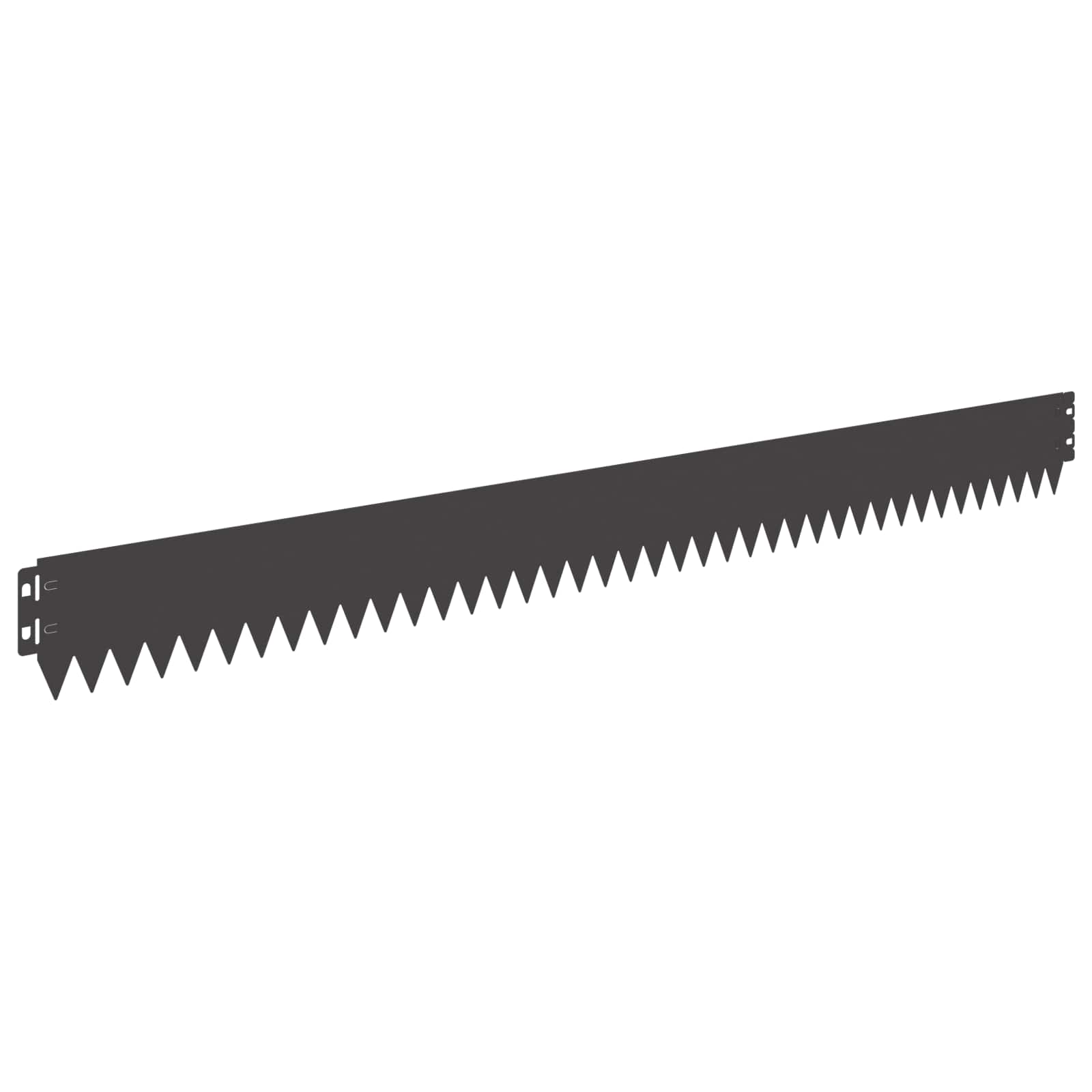 vidaXL Gazonrand 10 pcs 103 x 10 cm Staal Zwart