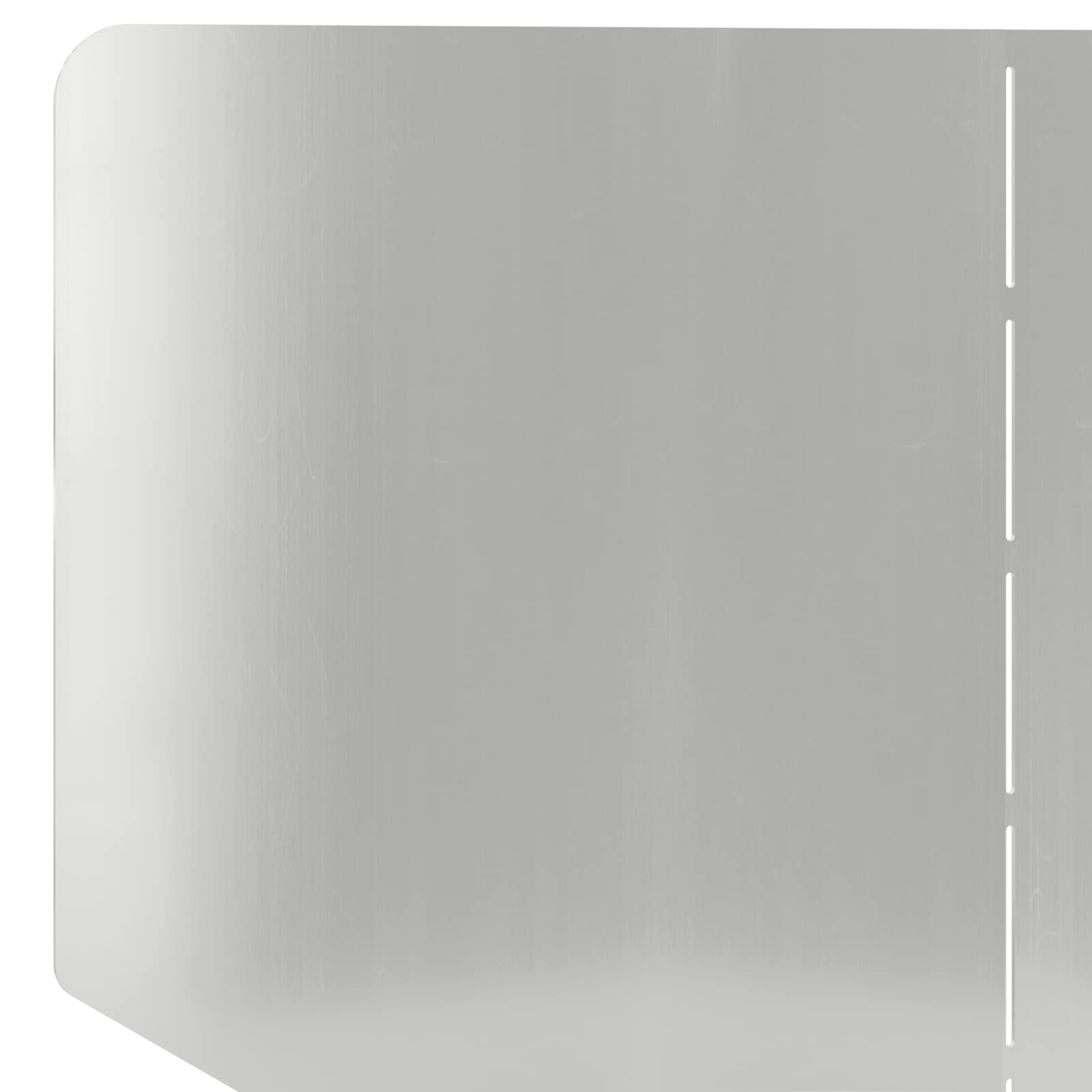 vidaXL Gazonrand 100 x 45 cm Staal Zilverkleurig