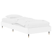 vidaXL Bedframe Wit 80 x 200 cm Bewerkt hout