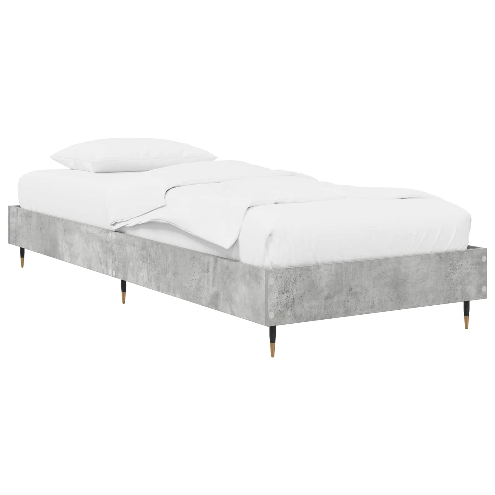 vidaXL Bedframe Wit 80 x 200 cm Bewerkt hout