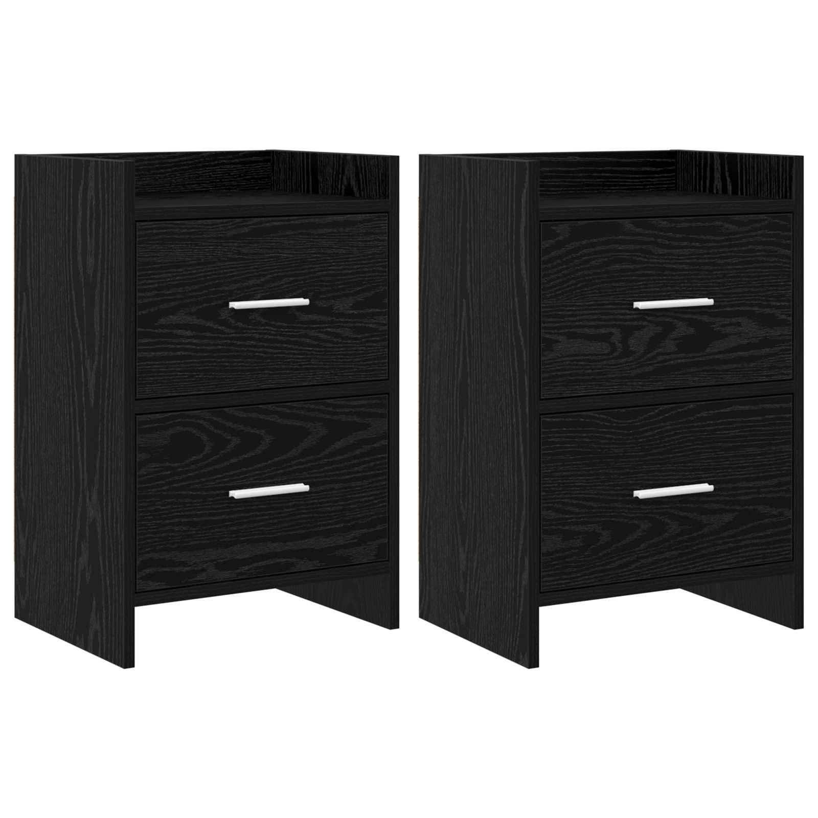 vidaXL Nachtkastjes Wit 40 x 30 x 60 cm Bewerkt hout